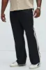 Dix Gabardine Slim Flare Trousers - Black/combo sold by Fashion Nova