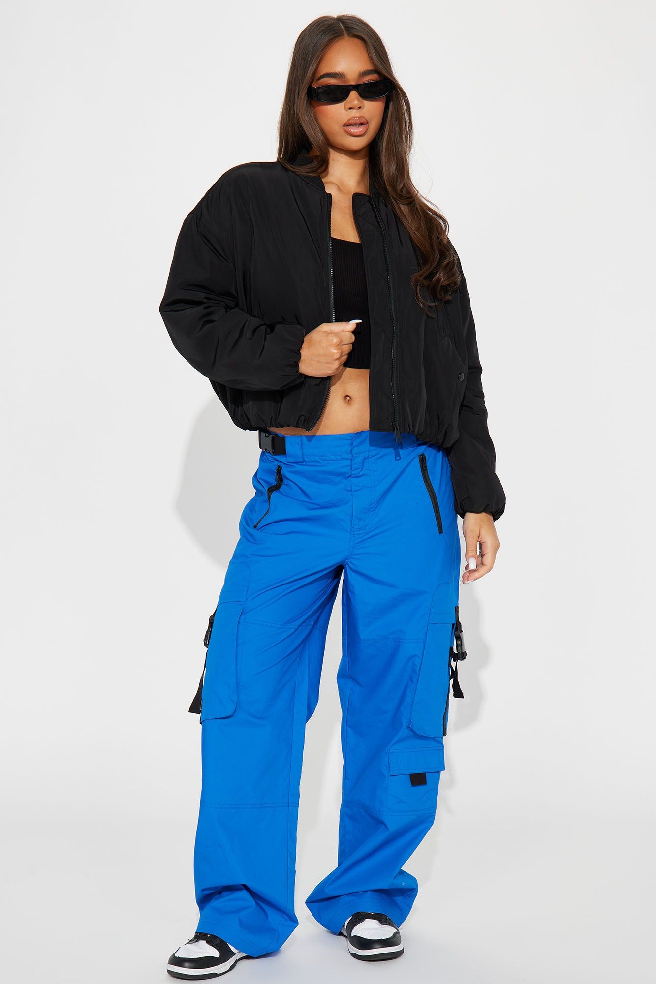 Courtside Cutie Bomber - Black sold by Fashion Nova product image thumbnail 2
