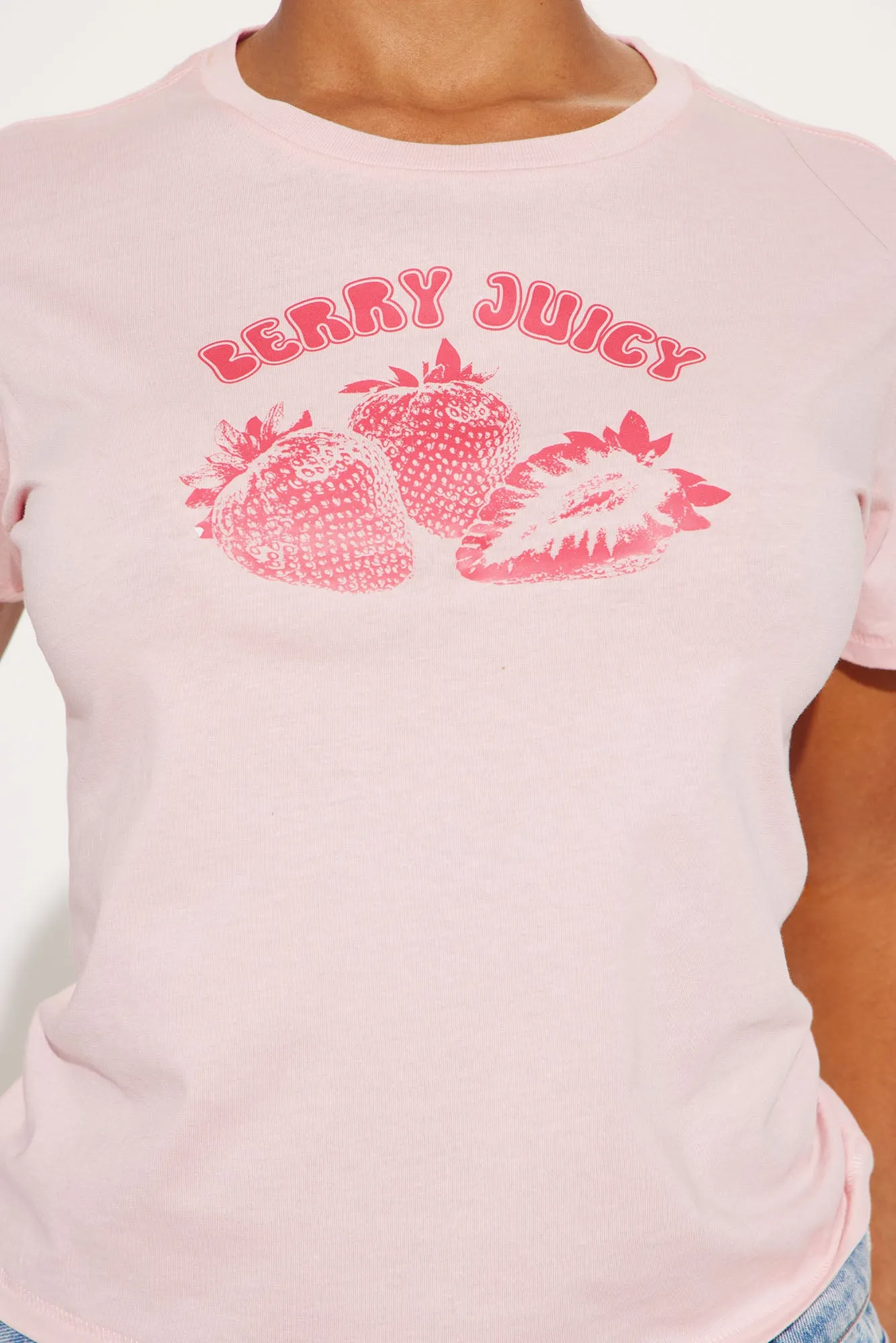 Berry Juicy Graphic Tee - Pink sold by Fashion Nova product image thumbnail 3