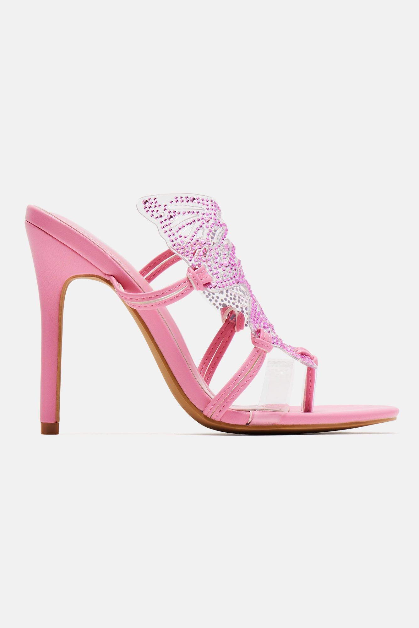 Flutter Feeling Heels - Pink sold by Fashion Nova product image thumbnail 5