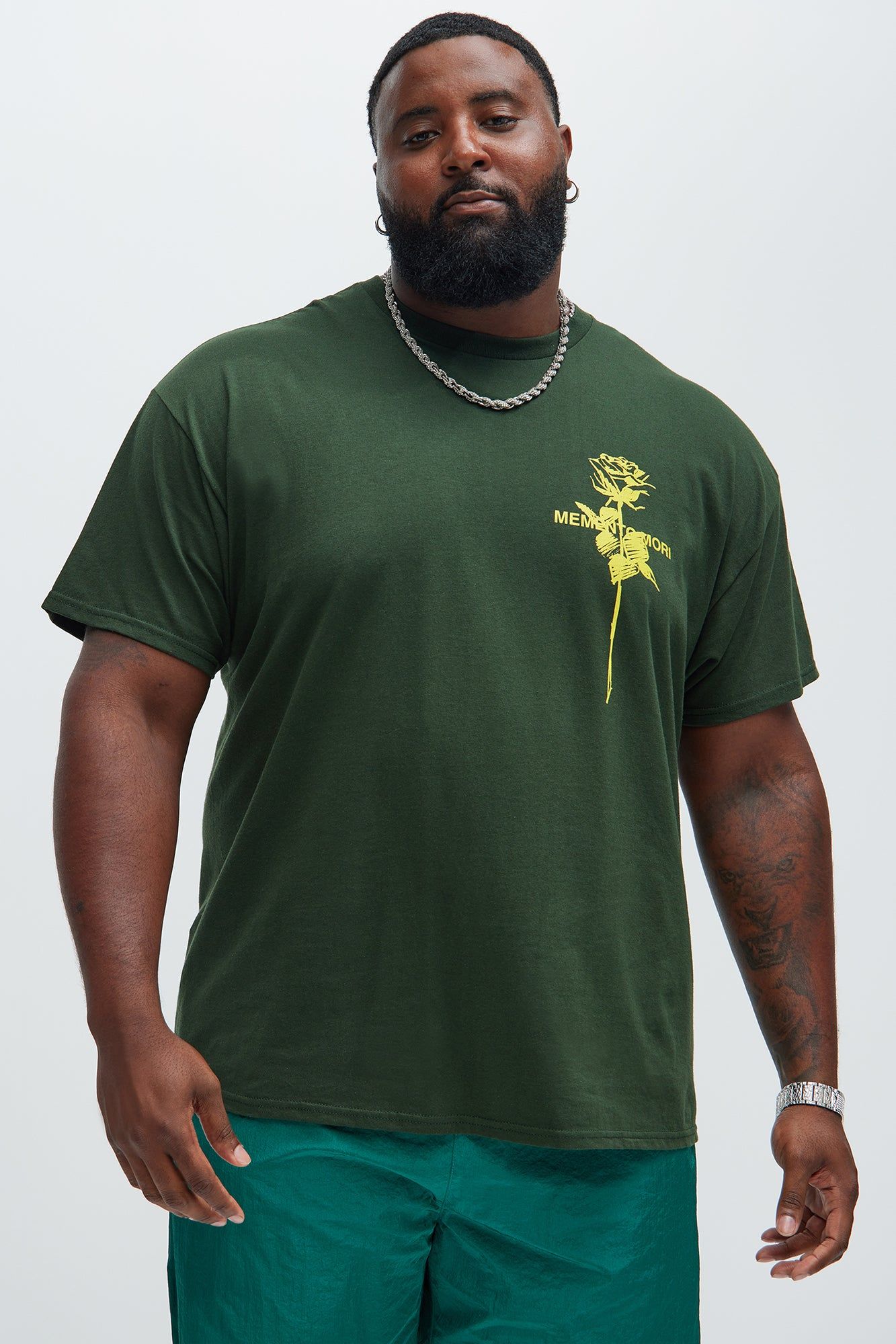 I Am Not Eternal Short Sleeve Tee - Green sold by Fashion Nova product image thumbnail 5