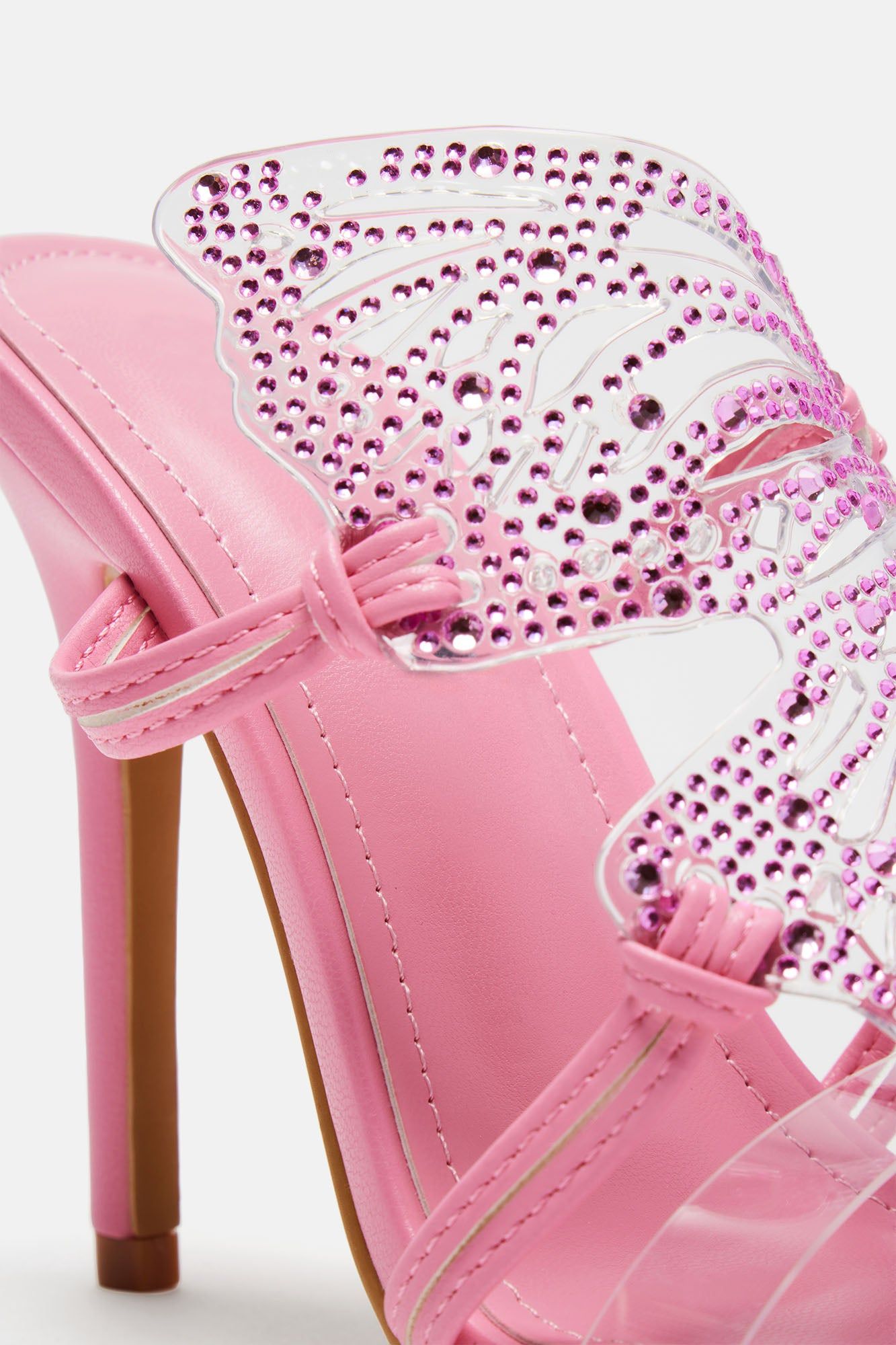 Flutter Feeling Heels - Pink sold by Fashion Nova product image thumbnail 4