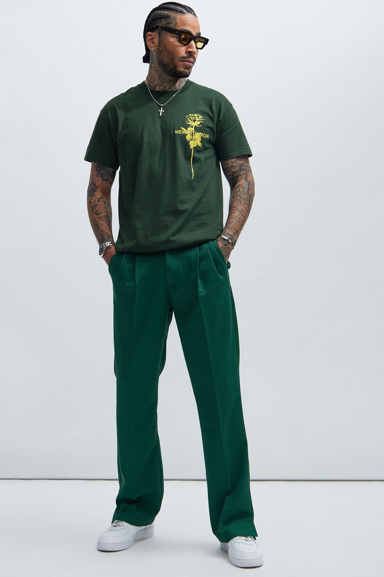 I Am Not Eternal Short Sleeve Tee - Green sold by Fashion Nova product image thumbnail 2