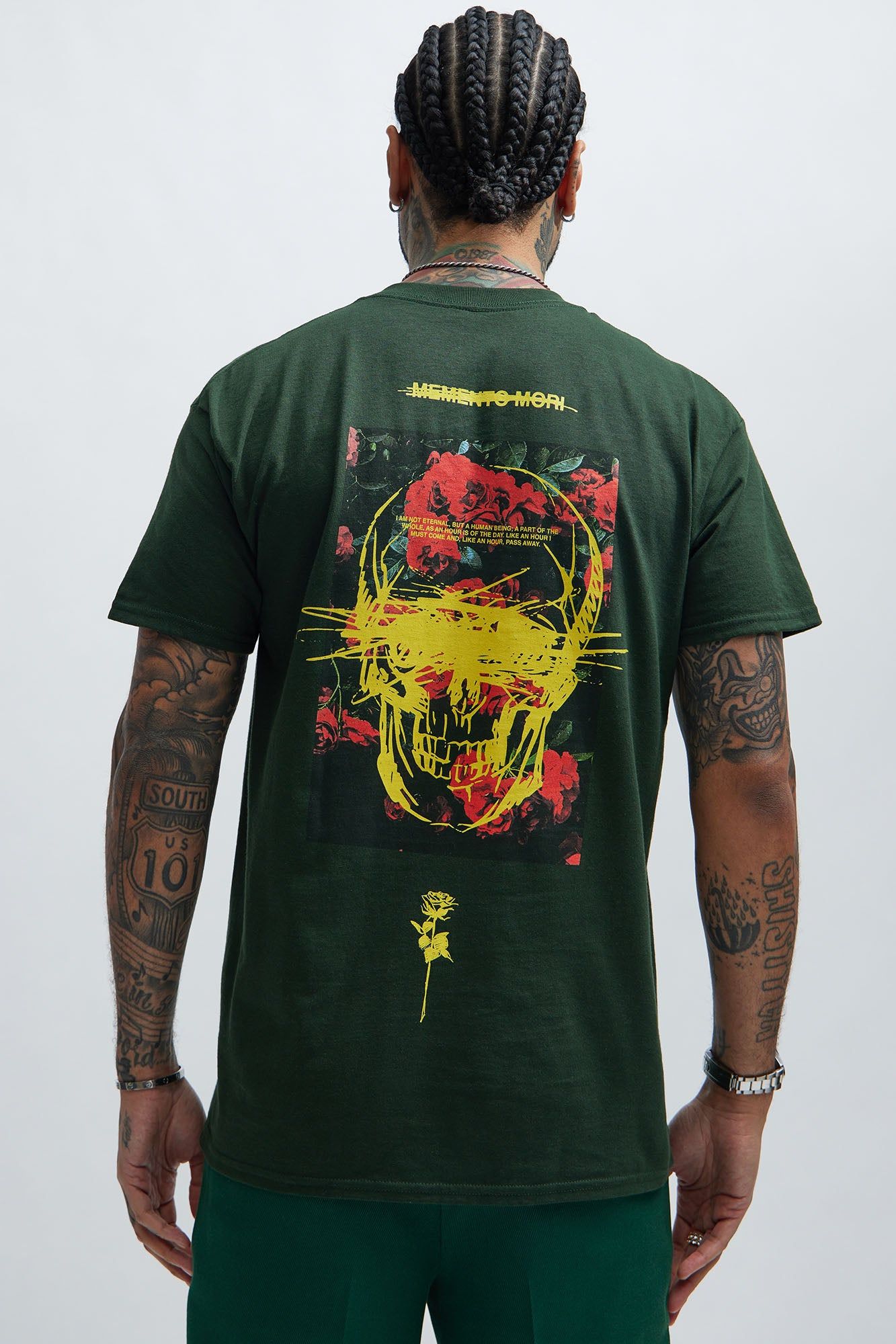 I Am Not Eternal Short Sleeve Tee - Green sold by Fashion Nova product image thumbnail 4