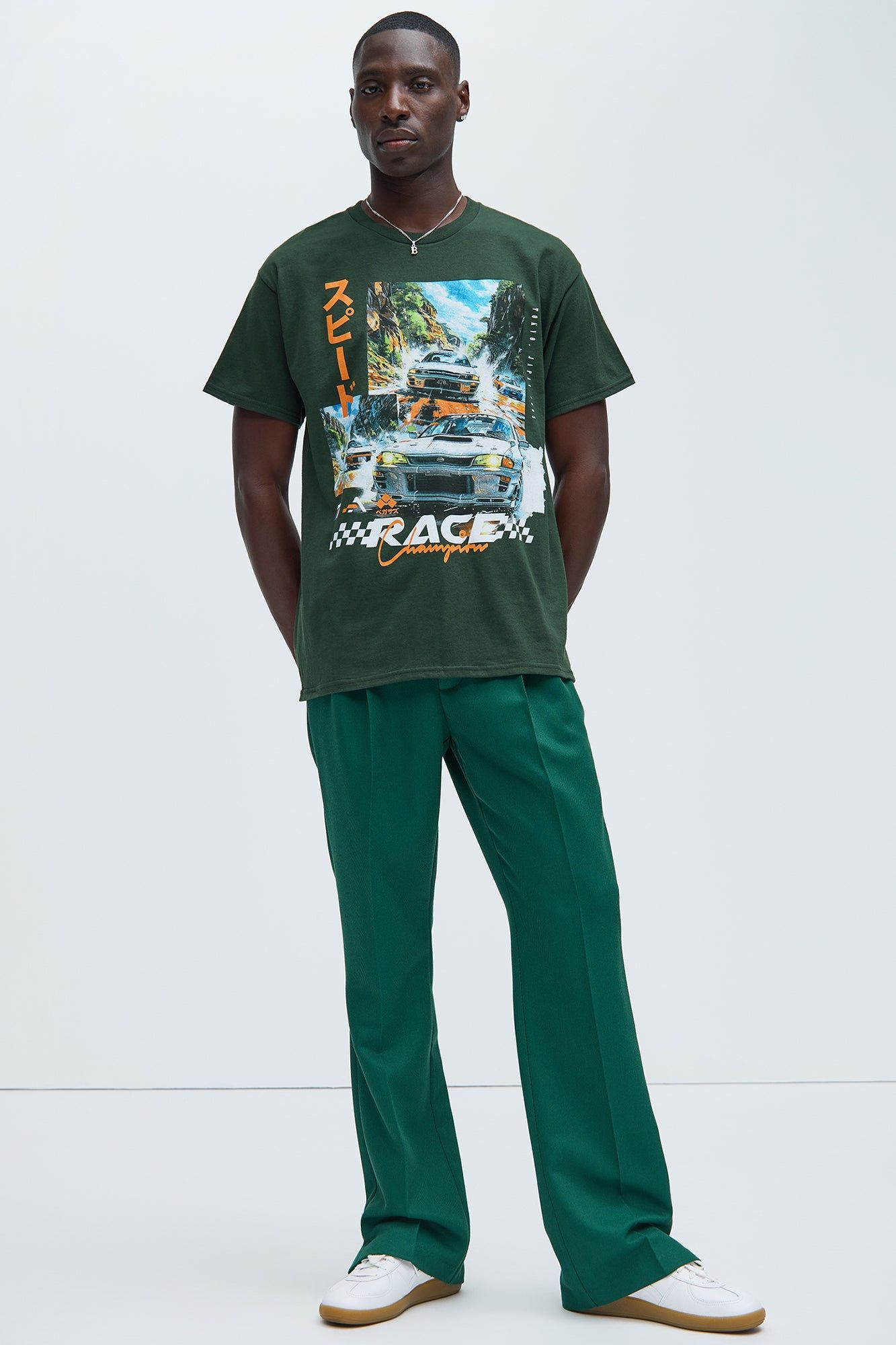 Speed Race Short Sleeve Tee - Hunter sold by Fashion Nova product image thumbnail 3