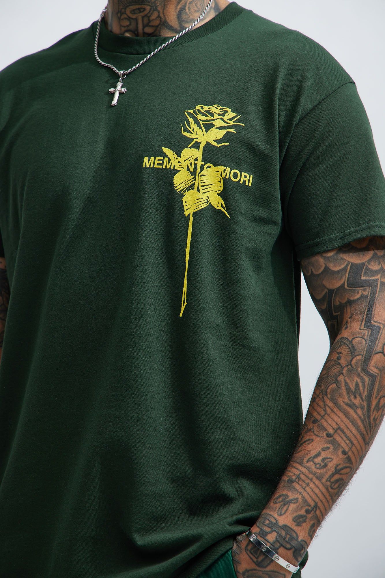 I Am Not Eternal Short Sleeve Tee - Green sold by Fashion Nova product image thumbnail 3