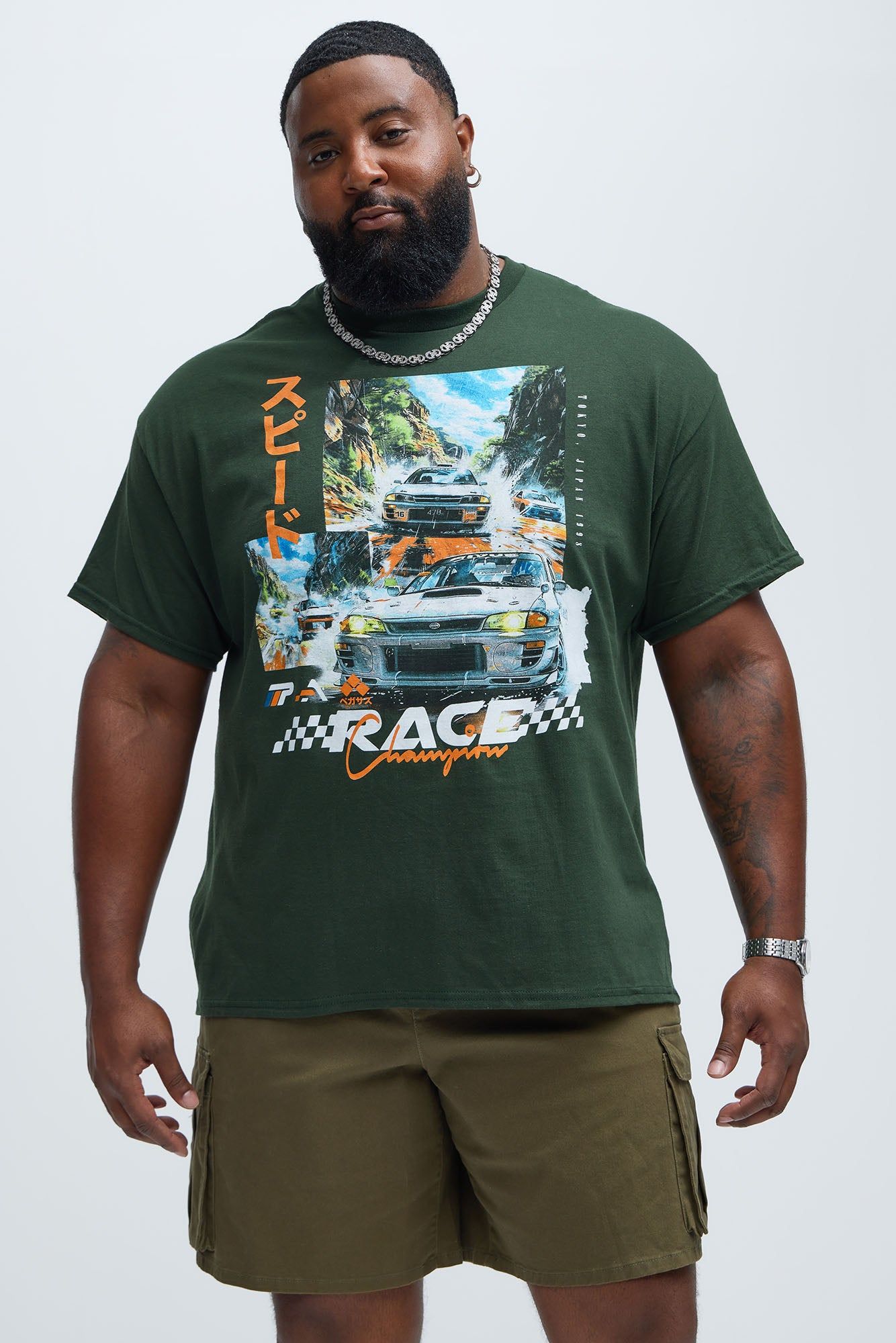 Speed Race Short Sleeve Tee - Hunter sold by Fashion Nova product image thumbnail 4