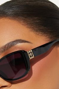 Talk Is Cheap Sunglasses - Black sold by Fashion Nova