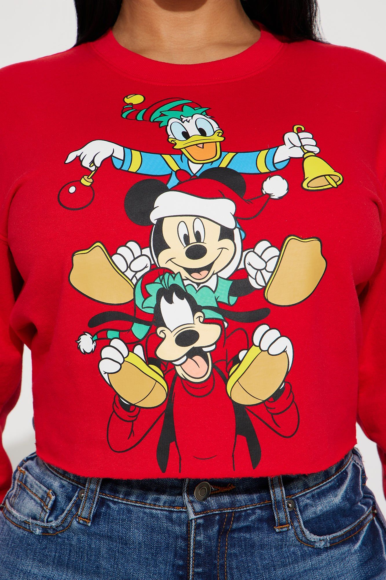 Mickeys Holiday With Friends Tshirt - Red sold by Fashion Nova product image thumbnail 3