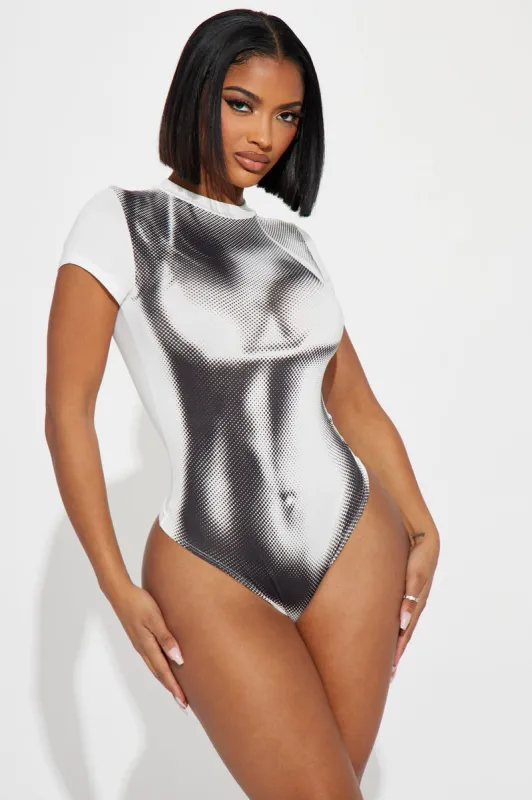 Hot Girl Summer Bodysuit - Black/White sold by Fashion Nova