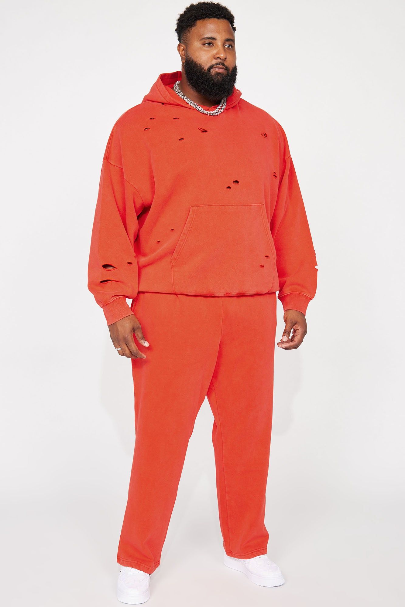 Tyson Ride It Out Straight Sweatpants - Red sold by Fashion Nova product image thumbnail 6