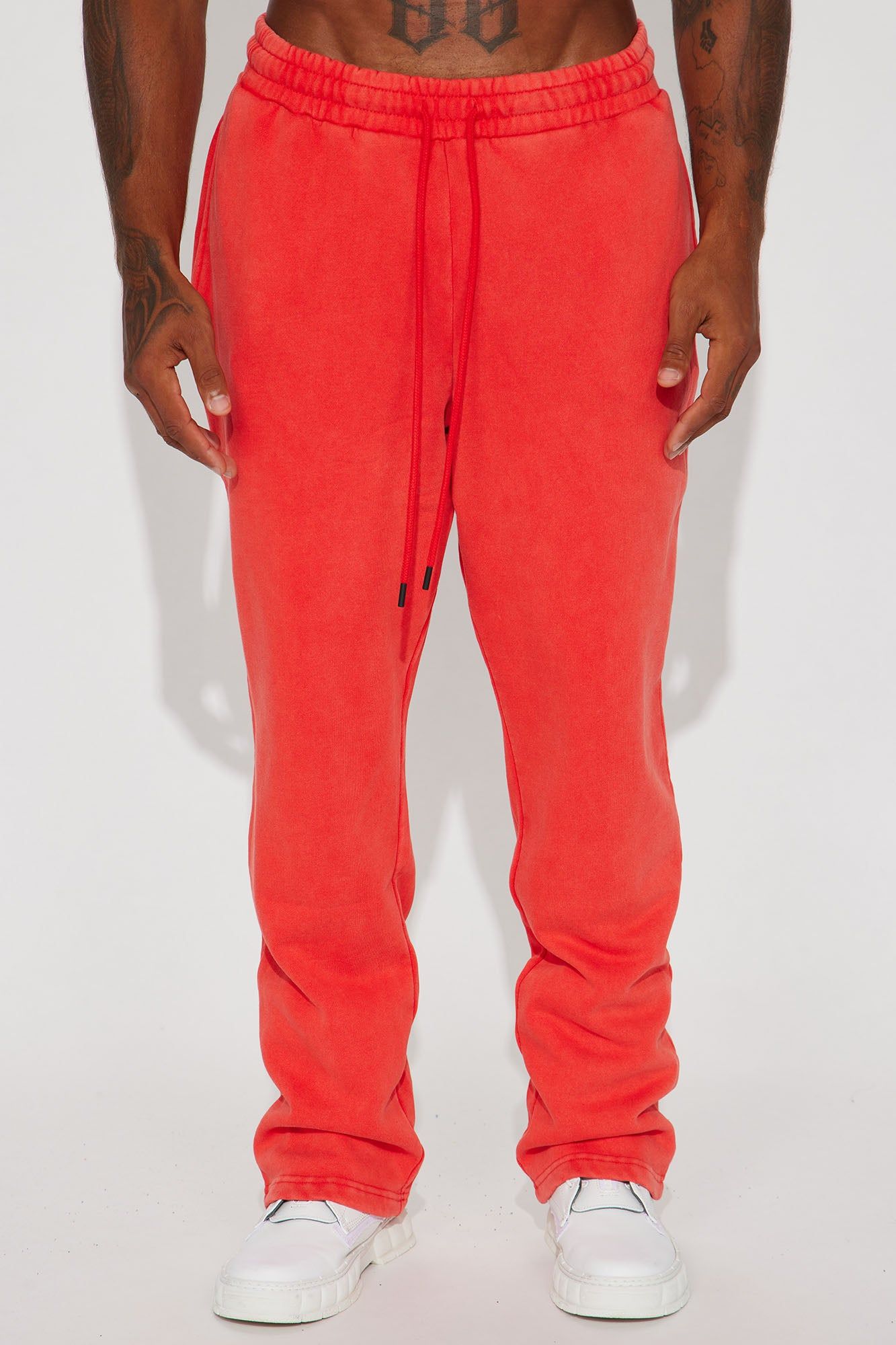 Tyson Ride It Out Straight Sweatpants - Red sold by Fashion Nova product image thumbnail 4