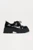 Marley Butterfly Platform Loafers - Black sold by Fashion Nova