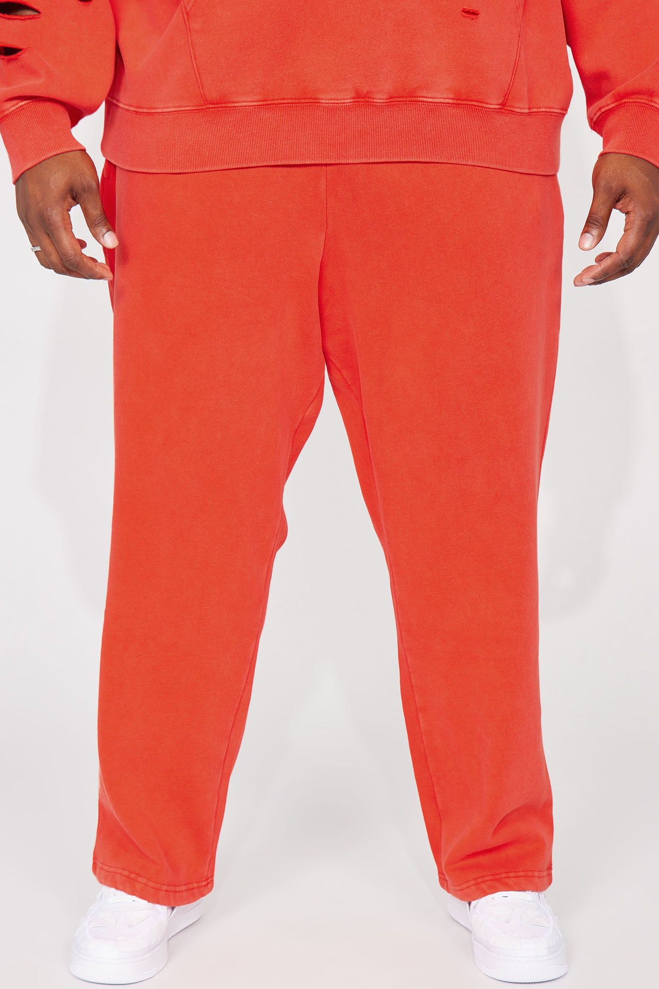 Tyson Ride It Out Straight Sweatpants - Red sold by Fashion Nova product image thumbnail 2