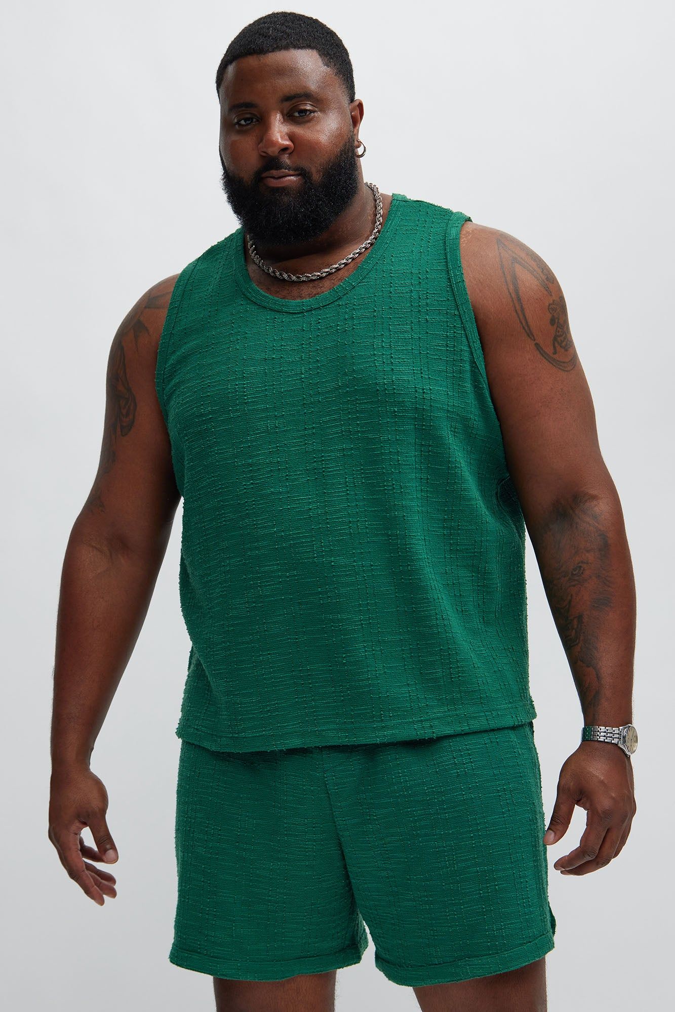 Jordan Textured Tank Top - Green sold by Fashion Nova product image thumbnail 5