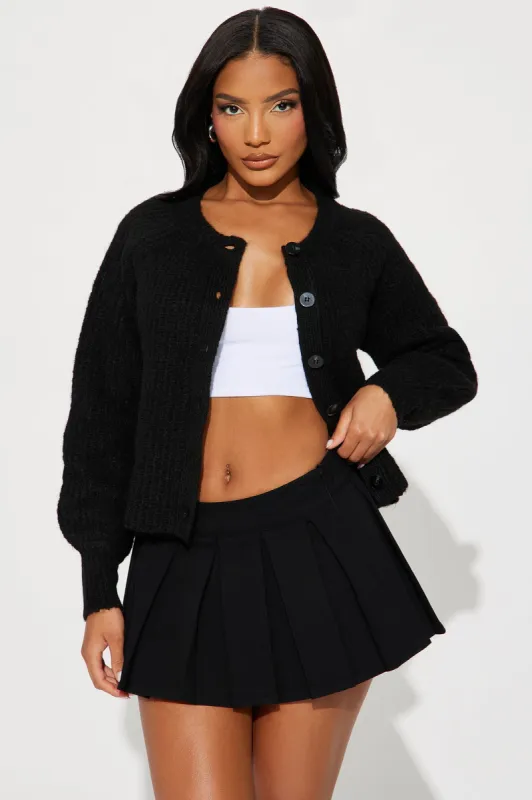 Weekend Getaway Cardigan - Black sold by Fashion Nova