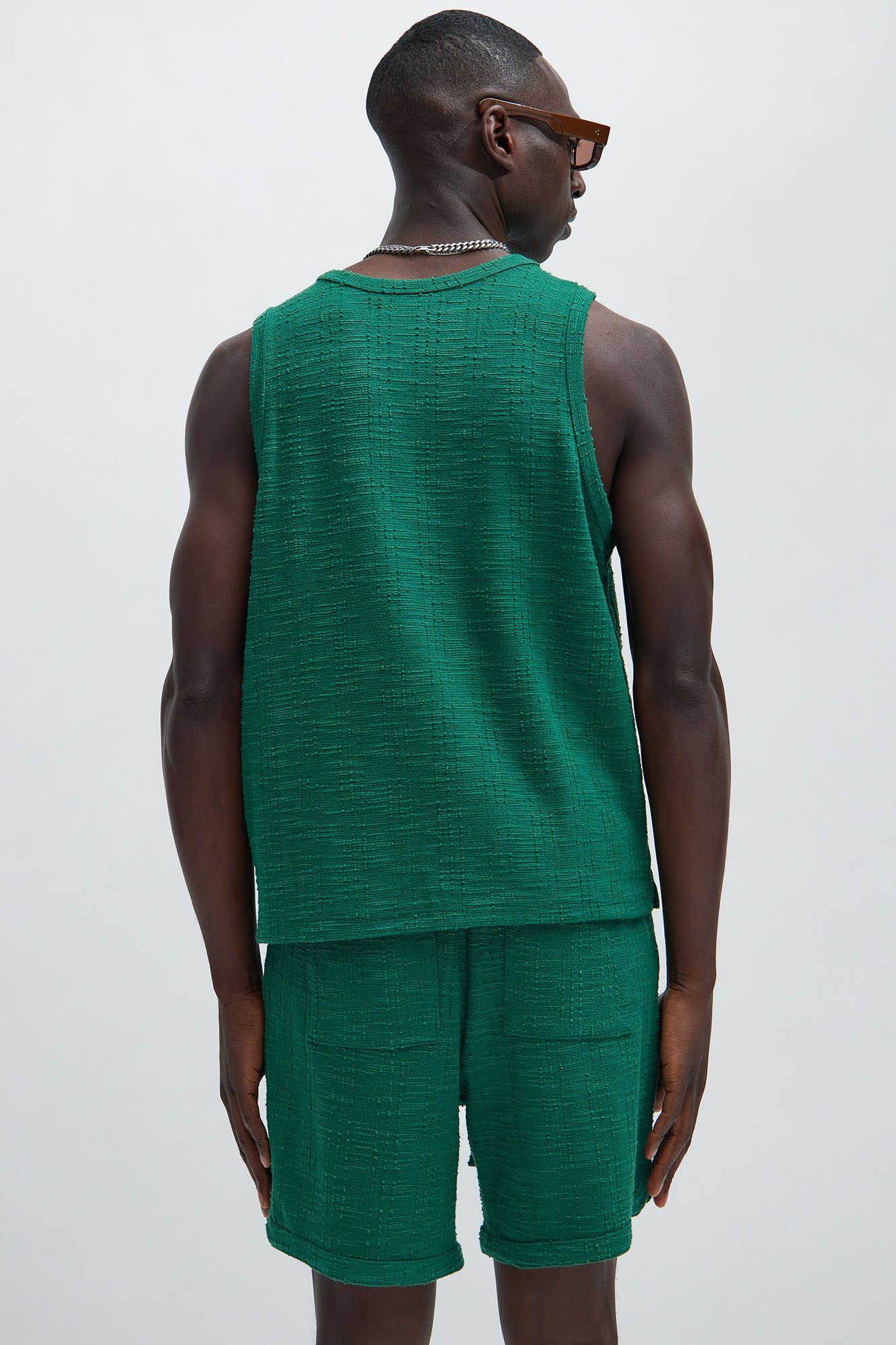 Jordan Textured Tank Top - Green sold by Fashion Nova product image thumbnail 4
