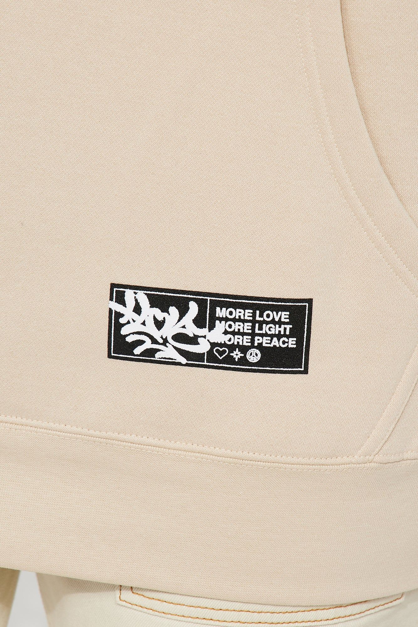 Love More Graphic Hoodie - Taupe sold by Fashion Nova product image thumbnail 6