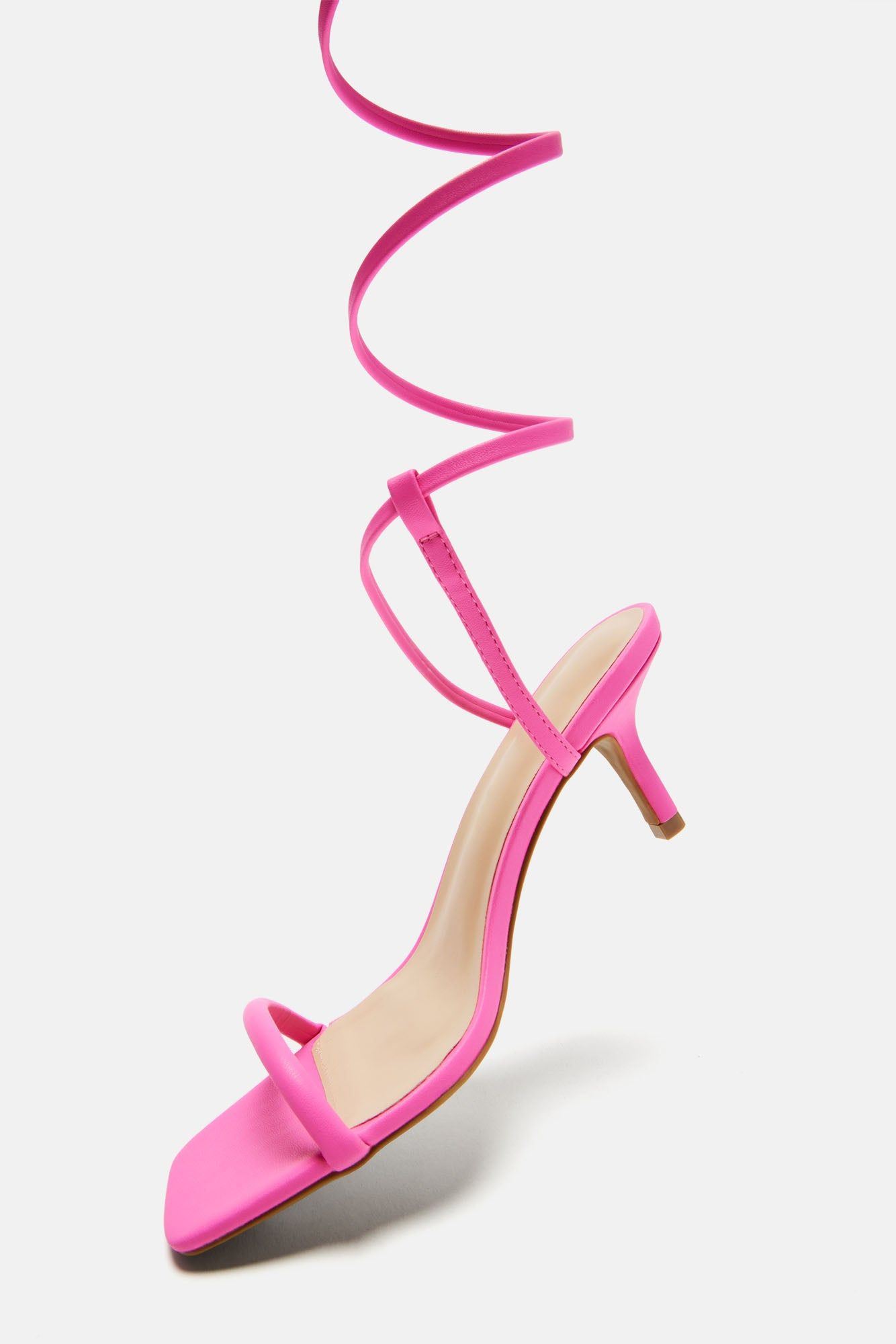 All Time Fav Wrap Up Heels - Hot Pink sold by Fashion Nova product image thumbnail 3
