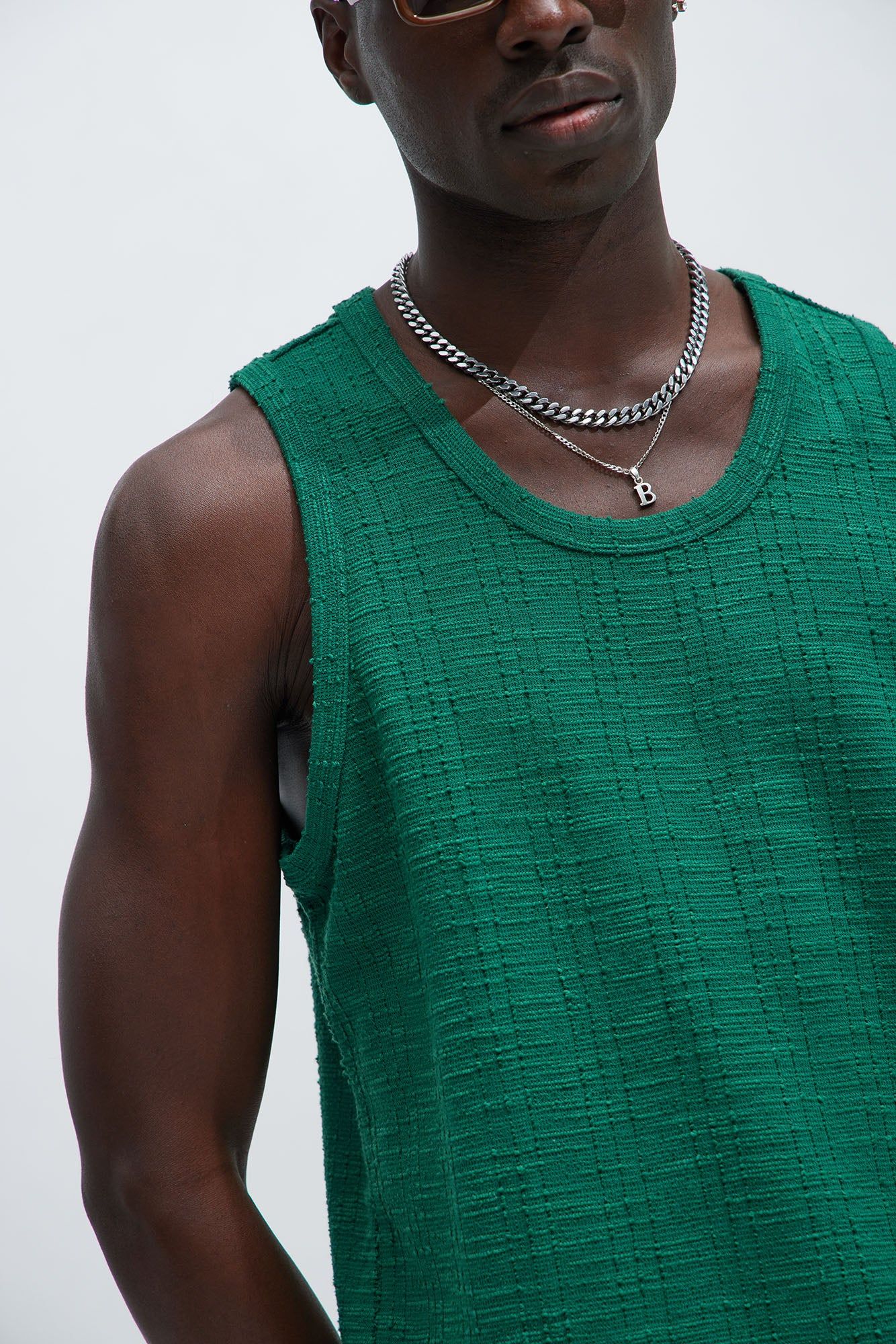 Jordan Textured Tank Top - Green sold by Fashion Nova product image thumbnail 3