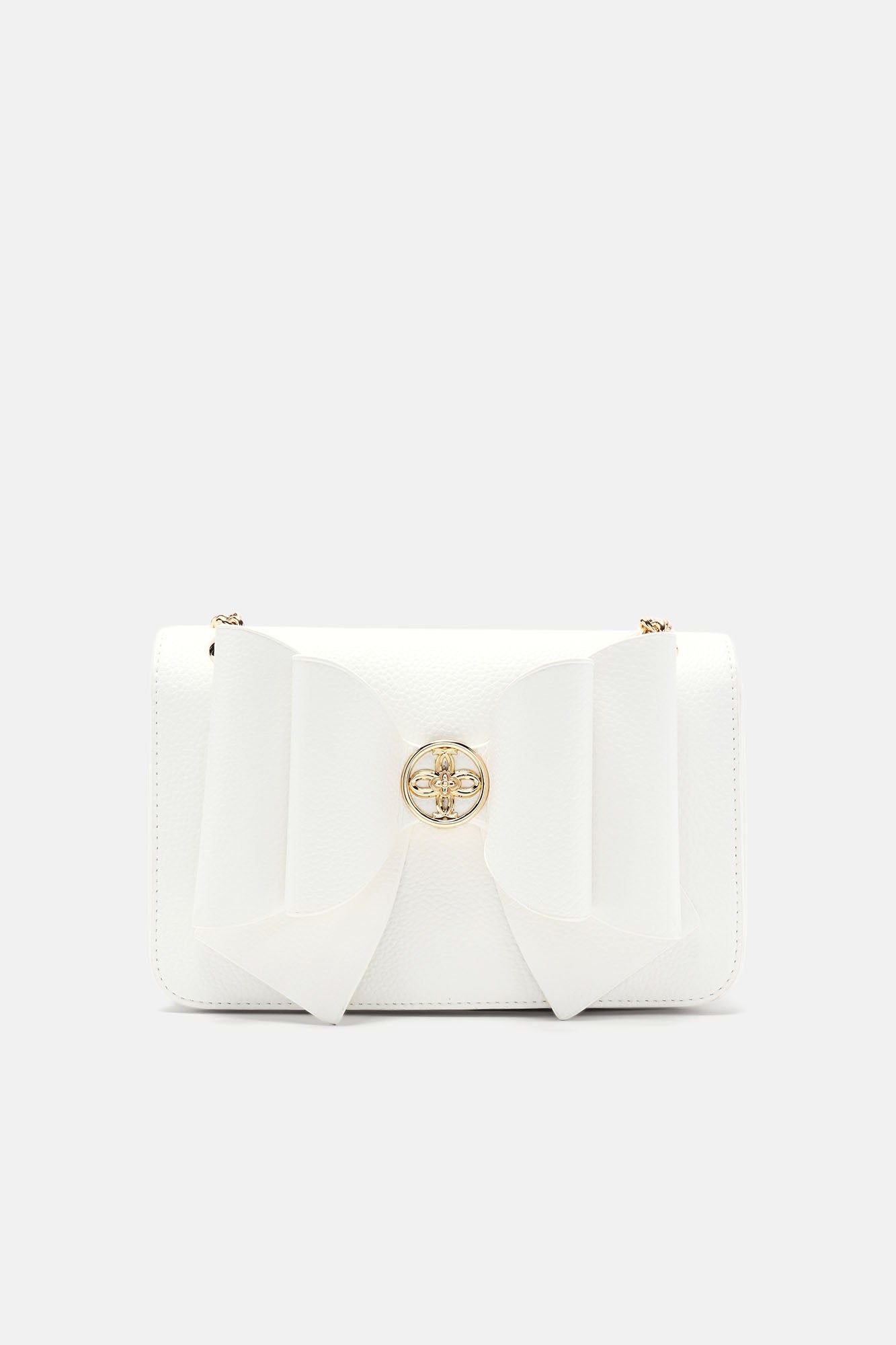 Pretty As A Bow Handbag - White sold by Fashion Nova product image thumbnail 3