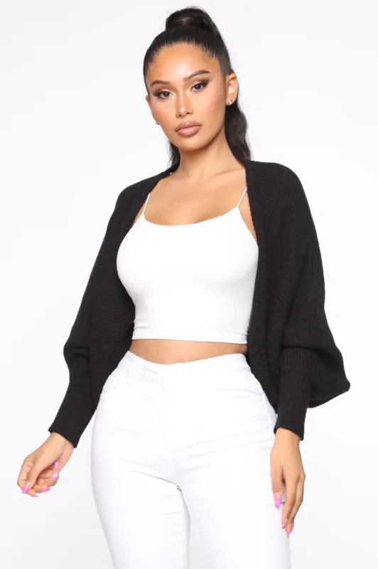 Nothing But The Best Cardigan - Black sold by Fashion Nova