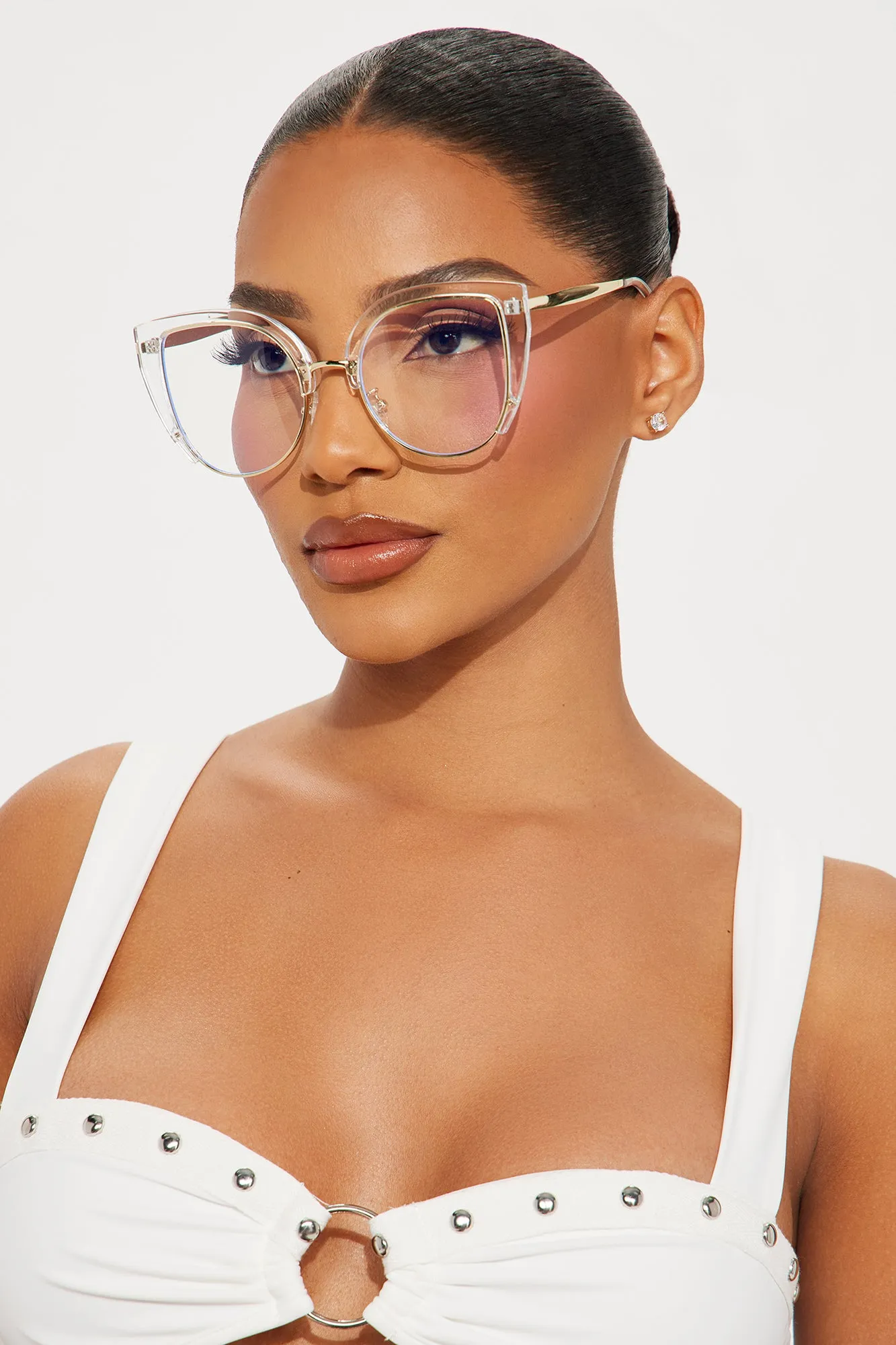 Clearing Things Up Glasses - Clear sold by Fashion Nova product image thumbnail 2
