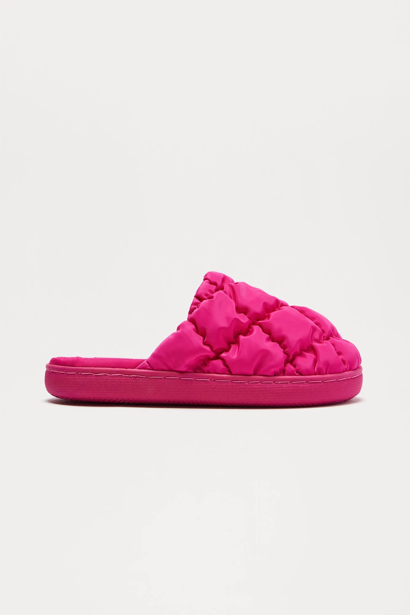 Down To Lounge Slippers - Pink sold by Fashion Nova