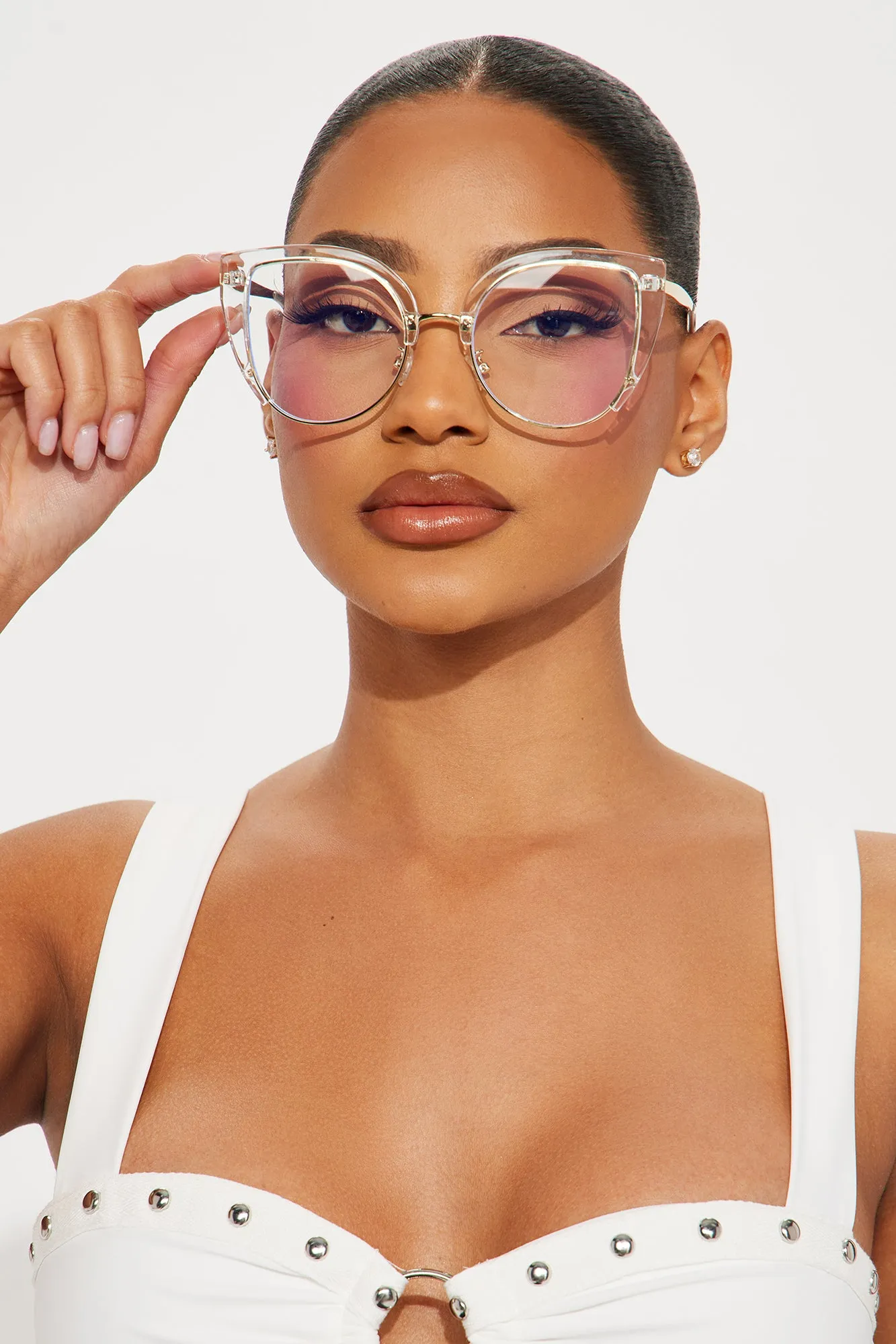 Clearing Things Up Glasses - Clear sold by Fashion Nova