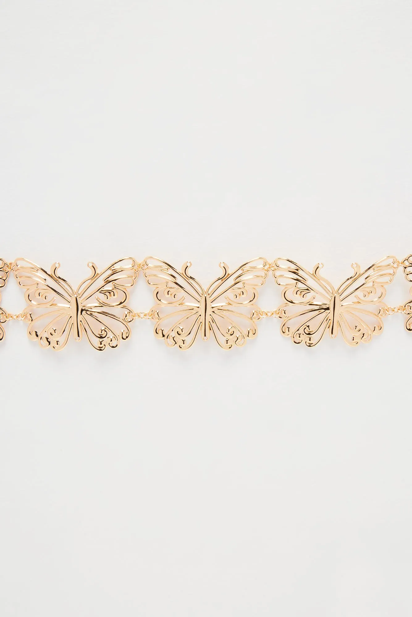 Sweetest Thing Butterfly Choker - Gold sold by Fashion Nova product image thumbnail 2