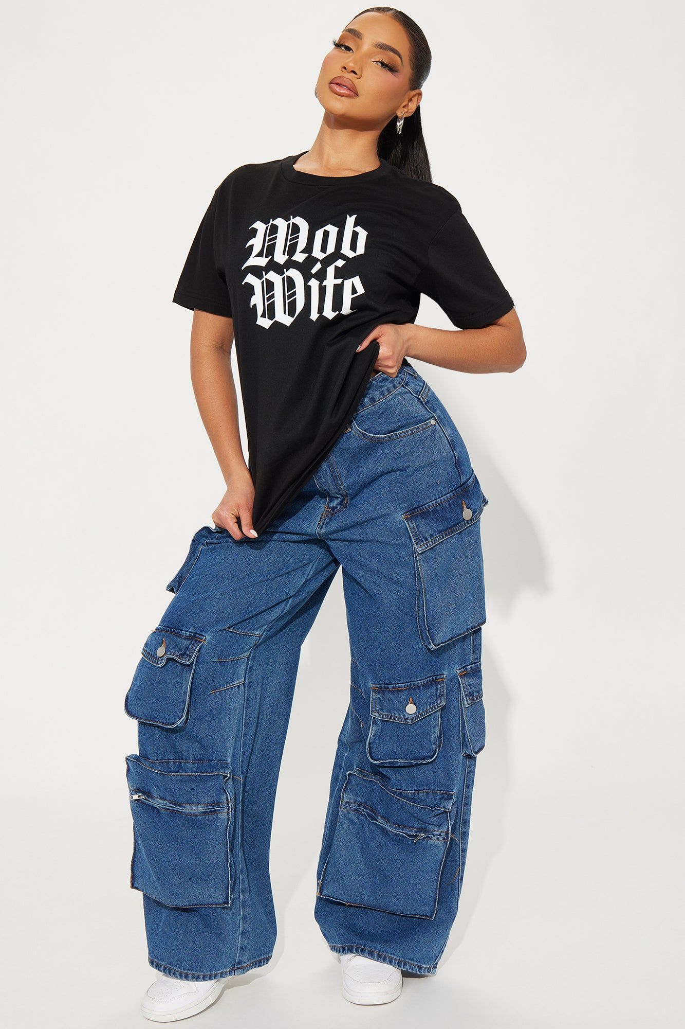Mob Wife Energy Tee - Black sold by Fashion Nova product image thumbnail 2