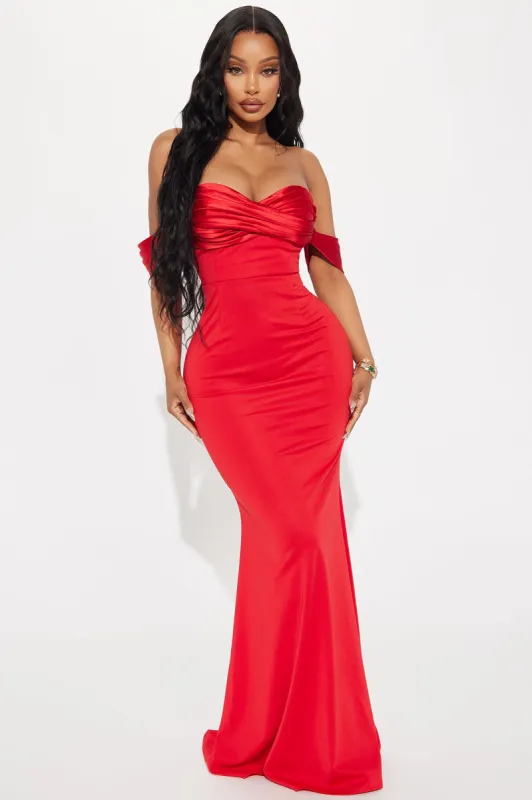Finding Love Gown - Red sold by Fashion Nova