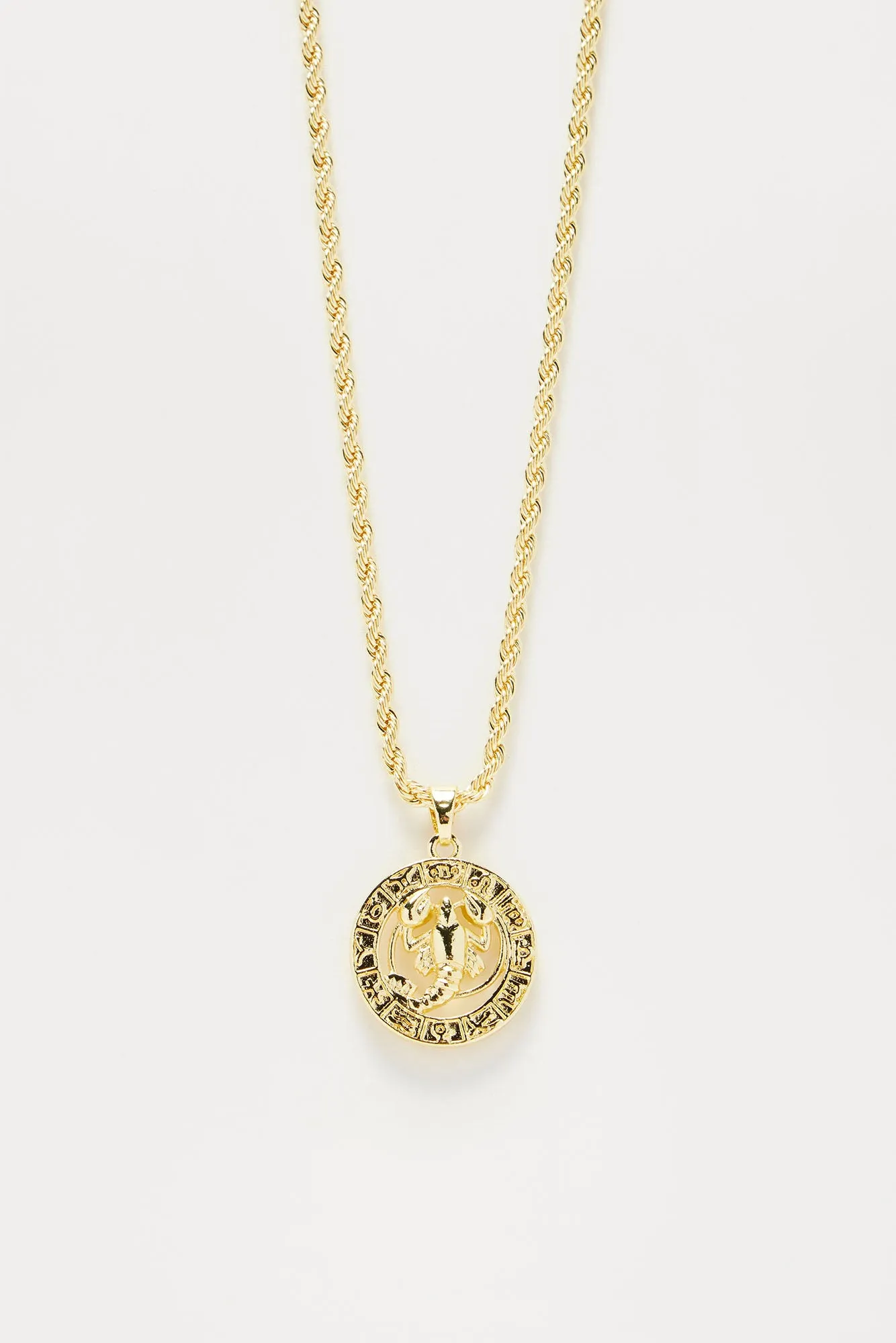 Cancer Zodiac Pendant Necklace - Gold sold by Fashion Nova product image thumbnail 3