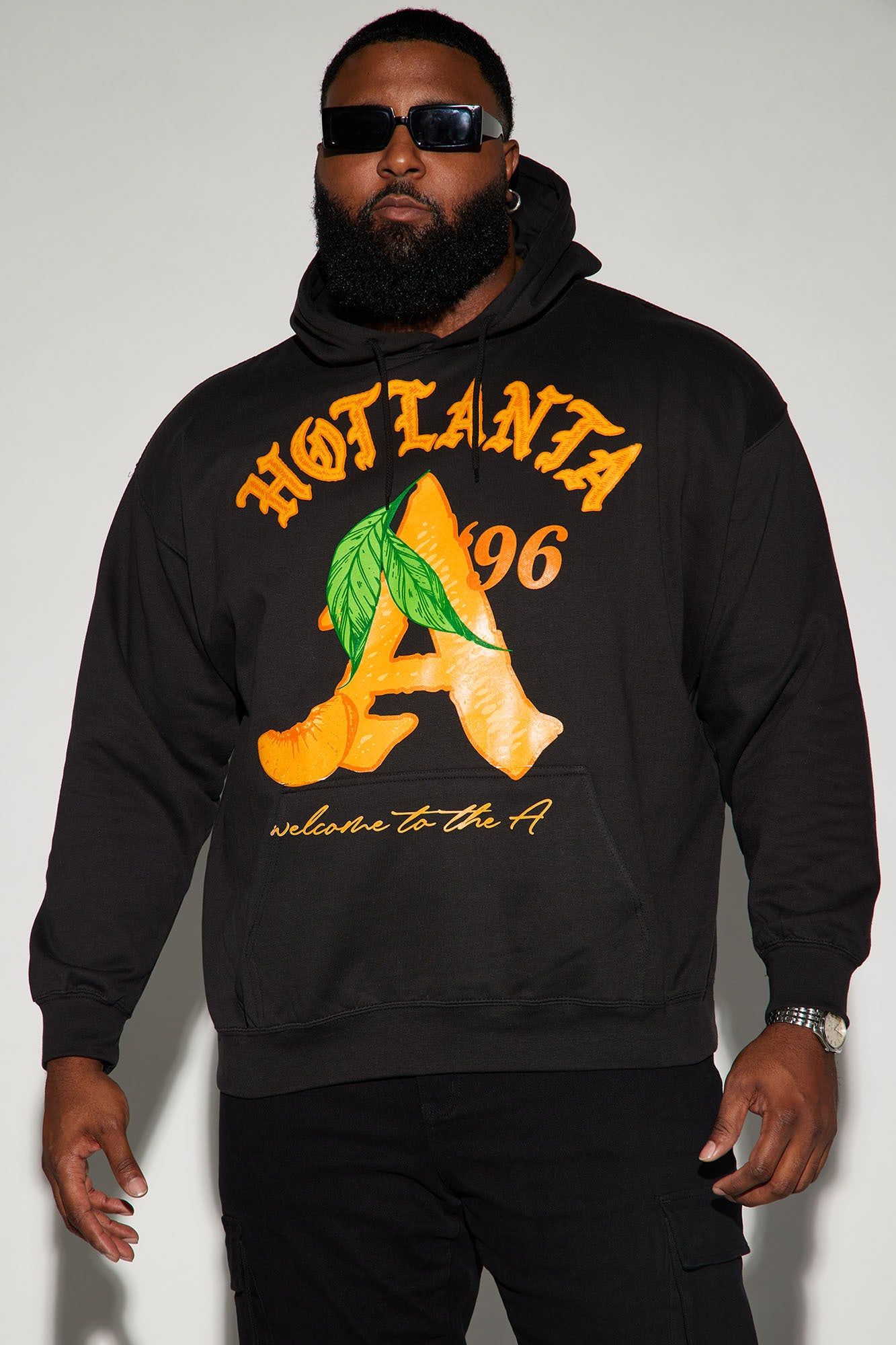 96 Hotlanta Hoodie - Black sold by Fashion Nova product image thumbnail 4