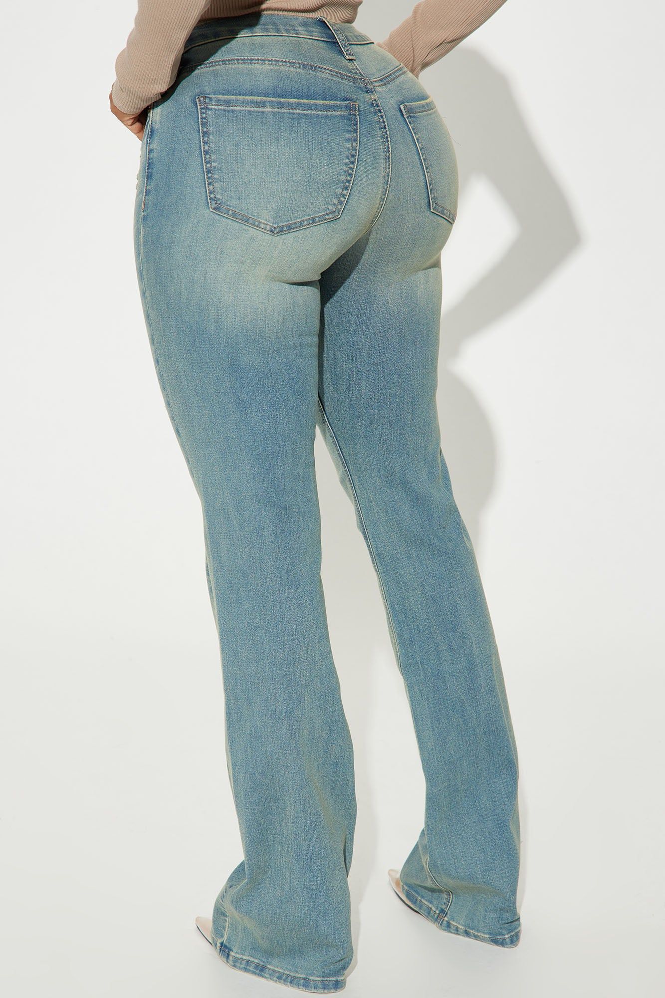 Seeing Someone Tinted Bootcut Jeans - Medium Wash sold by Fashion Nova product image thumbnail 3