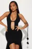 Sneek Peek Maxi Dress - Black sold by Fashion Nova