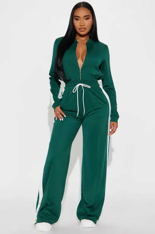 Lianna Jumpsuit - Hunter sold by Fashion Nova
