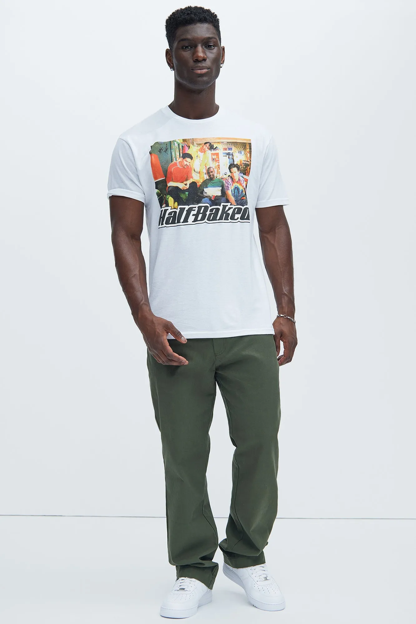 Half Baked Couch Short Sleeve Tee - White sold by Fashion Nova product image thumbnail 3