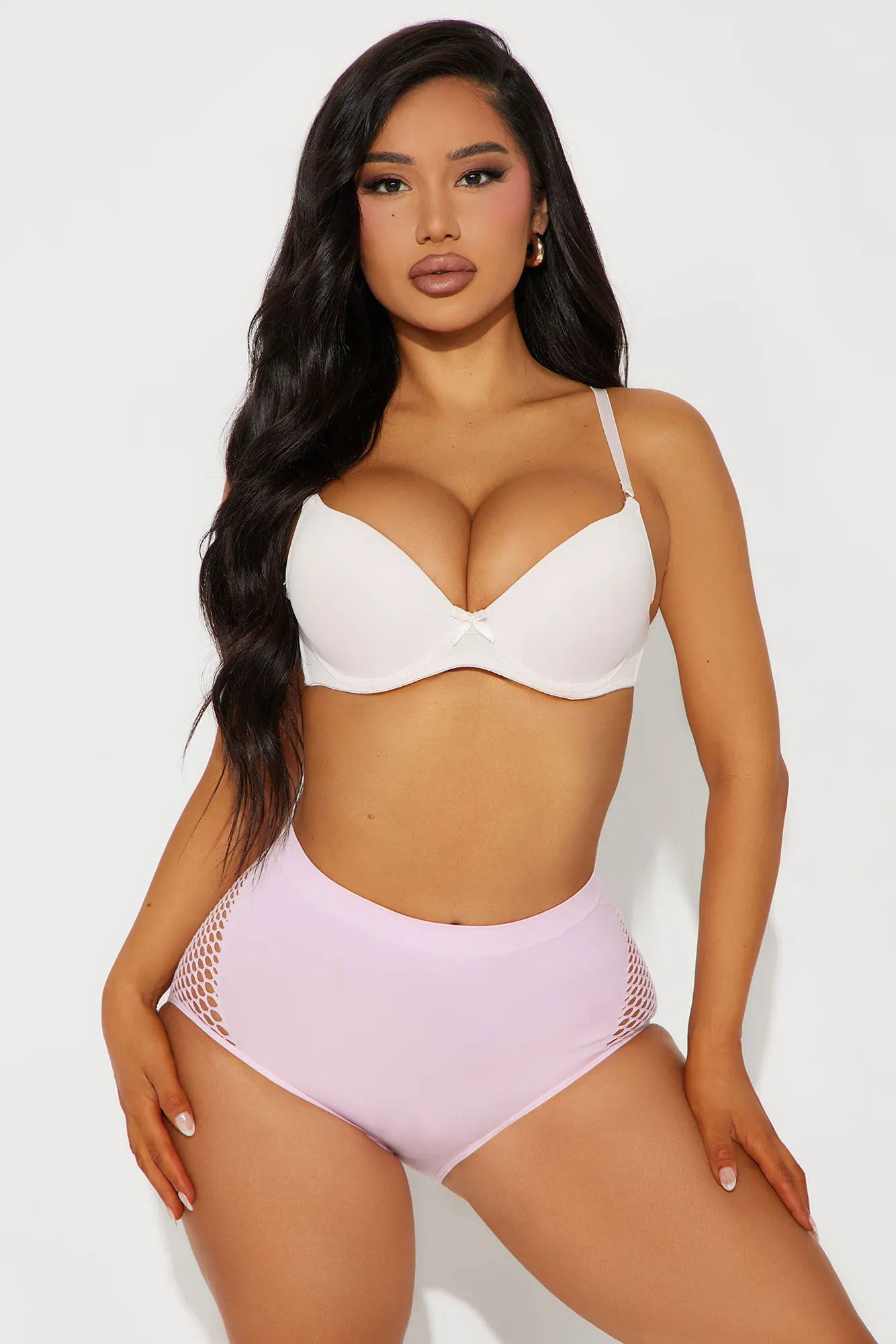 Beauty And Brains Seamless Bikini 4 Pack Panties - Pink/combo sold by Fashion Nova product image thumbnail 3