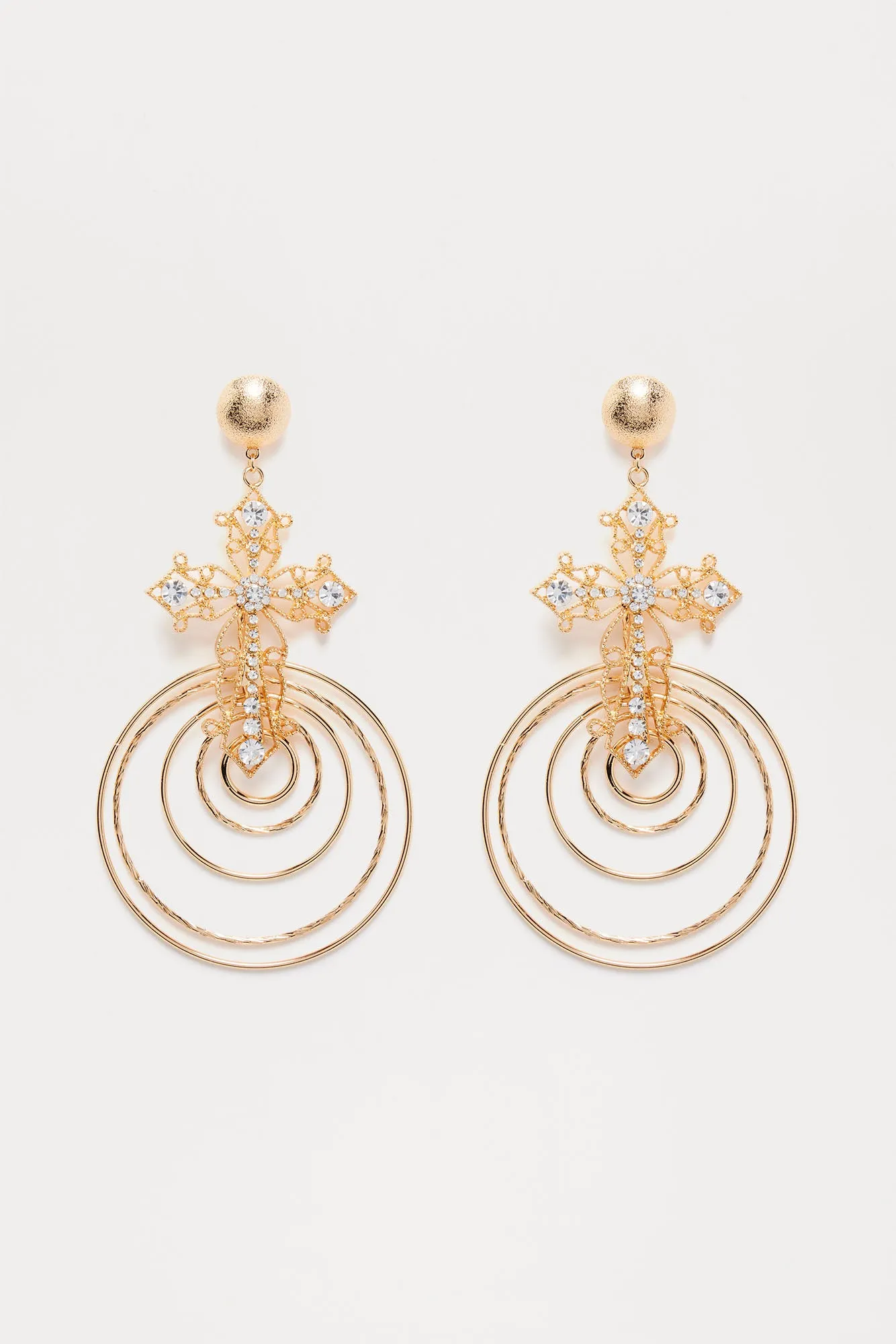 Treat Me Like Royalty Earrings - Gold sold by Fashion Nova product image thumbnail 3