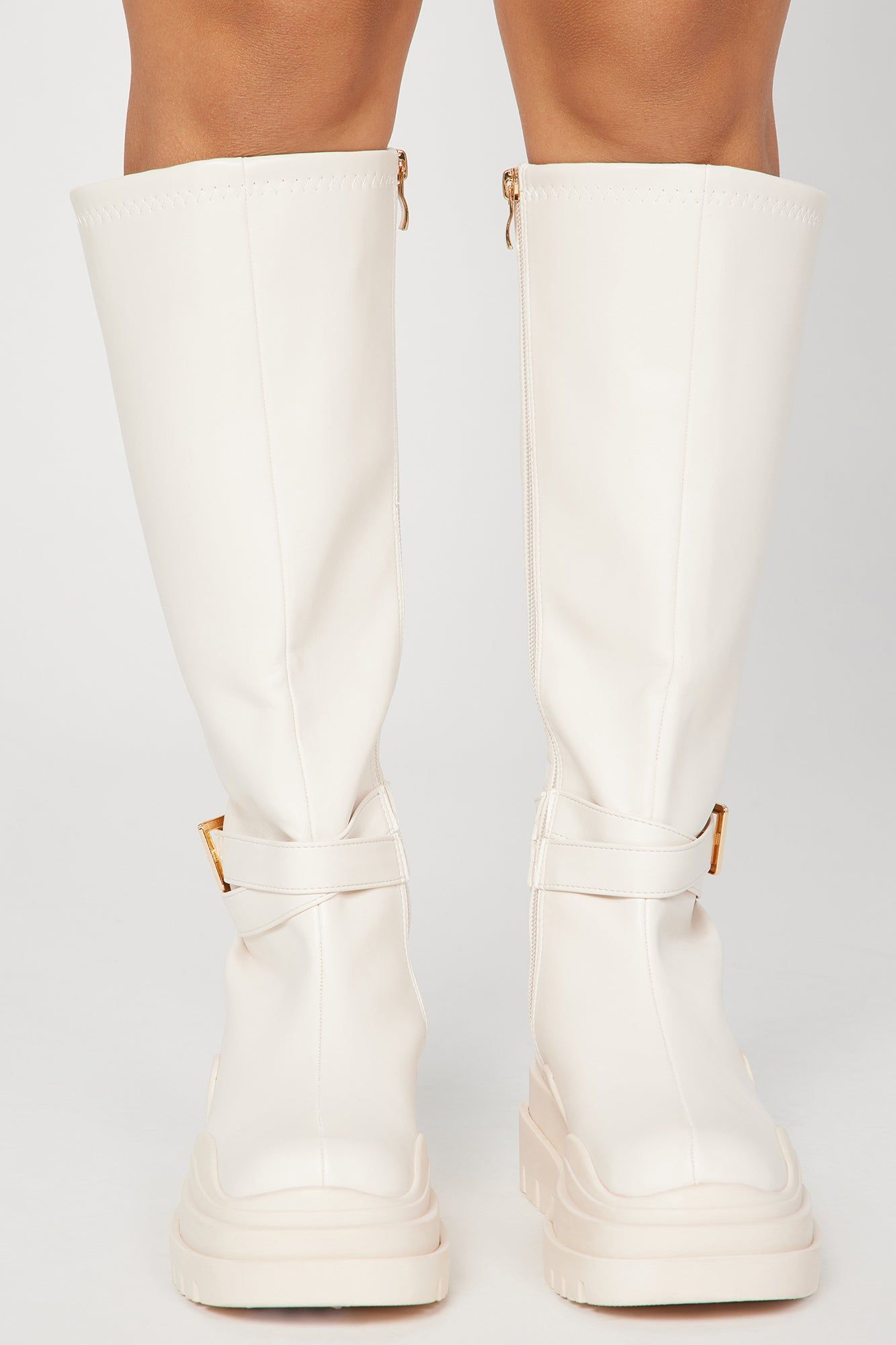 Leave It To Me Knee High Boots - Cream sold by Fashion Nova product image thumbnail 2