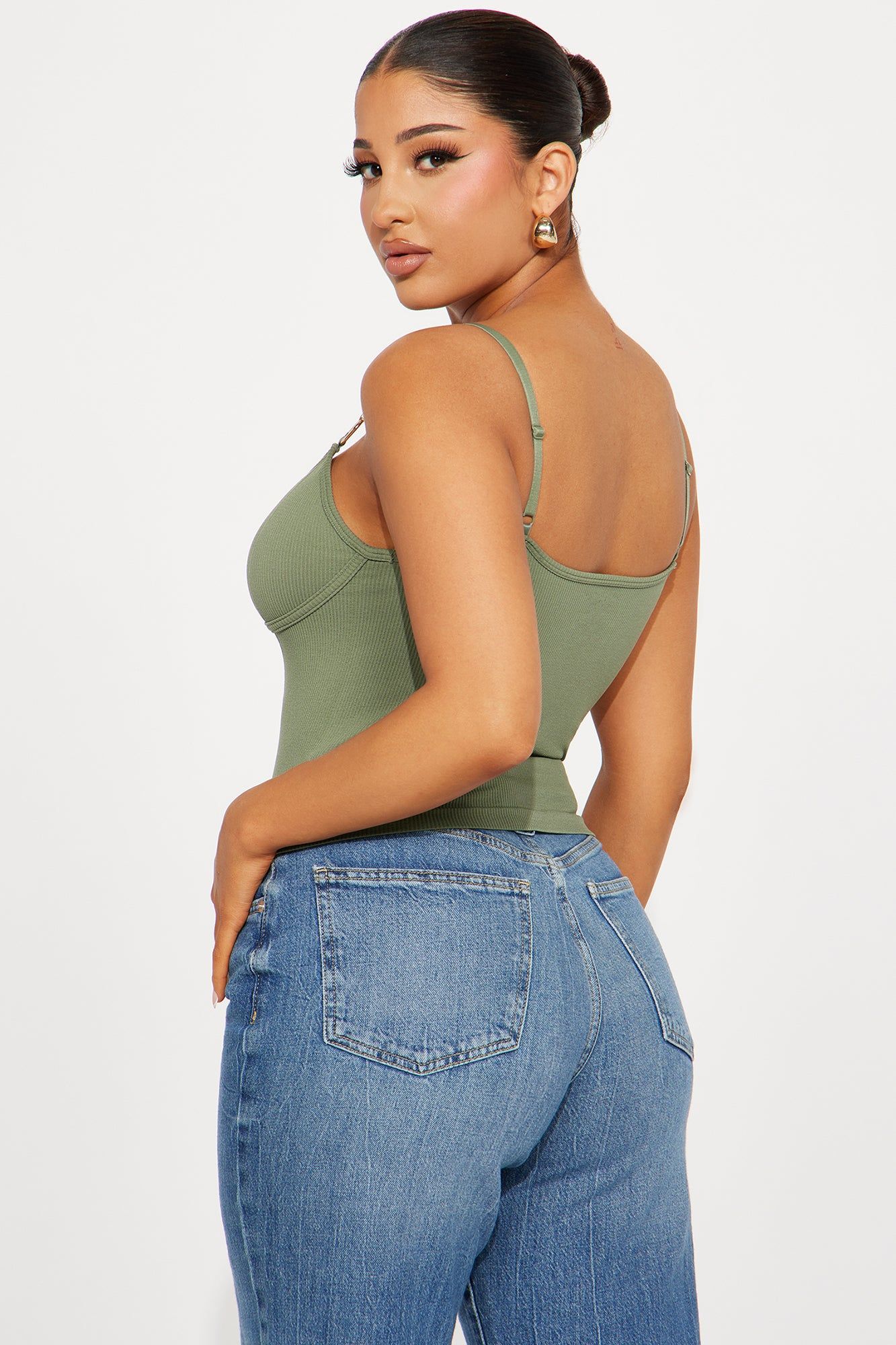 More Than You Can Handle Chain Top - Olive sold by Fashion Nova product image thumbnail 3