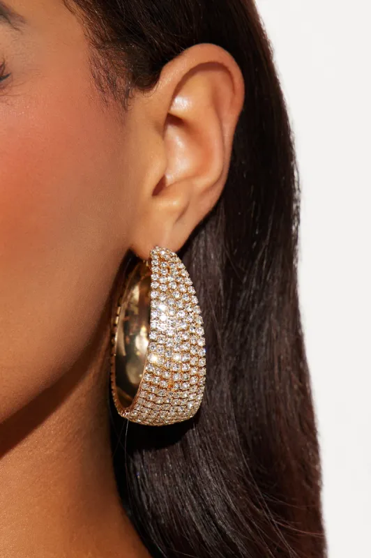 Twinkle Tami Earrings - Gold sold by Fashion Nova