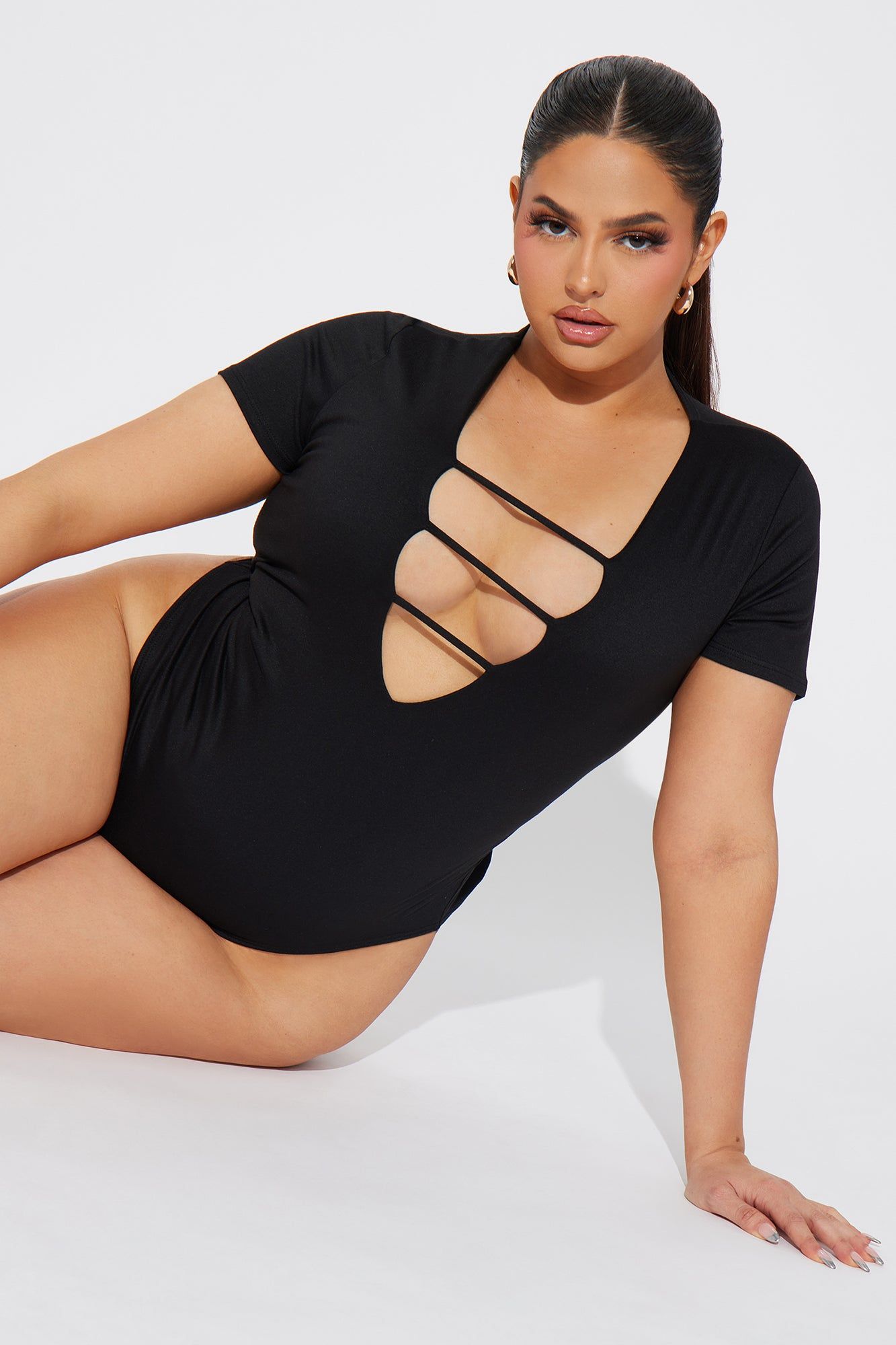 On Your Mind Bodysuit - Black sold by Fashion Nova product image thumbnail 5