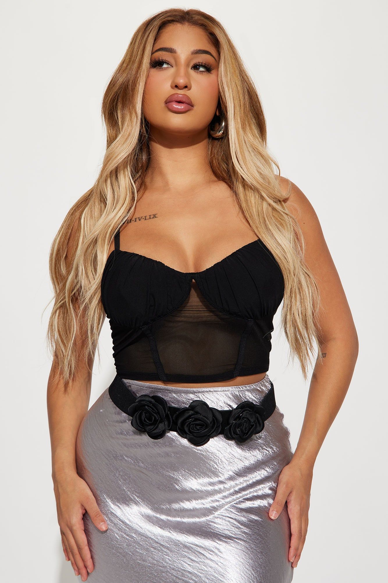 Formally Invited Rose Belt - Black sold by Fashion Nova product image thumbnail 2
