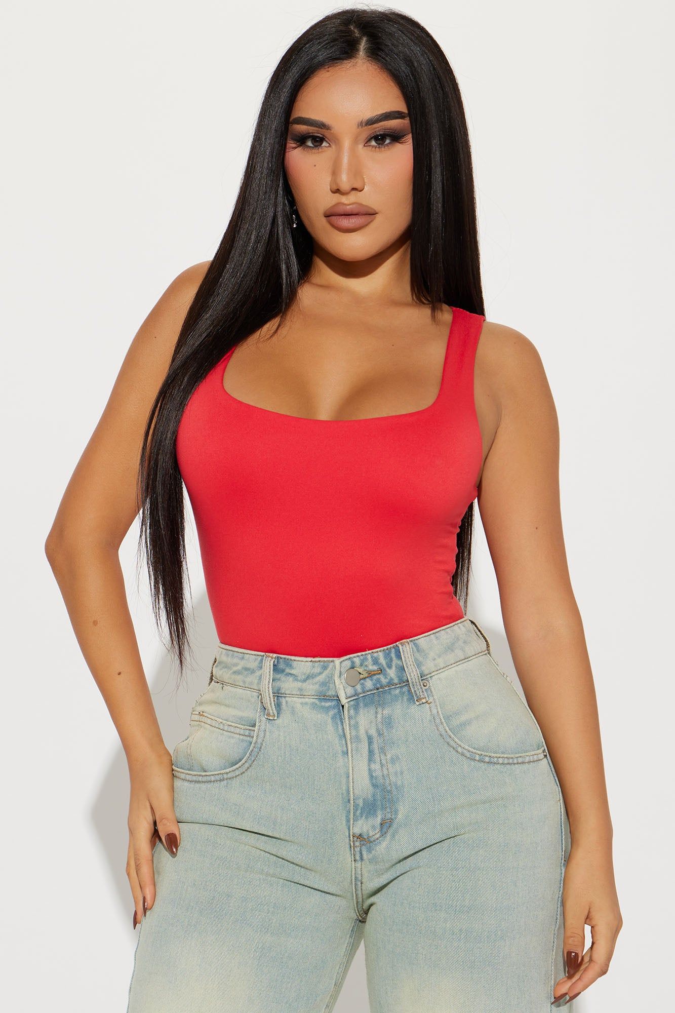 Thalia Tank Top - Cherry Pop sold by Fashion Nova