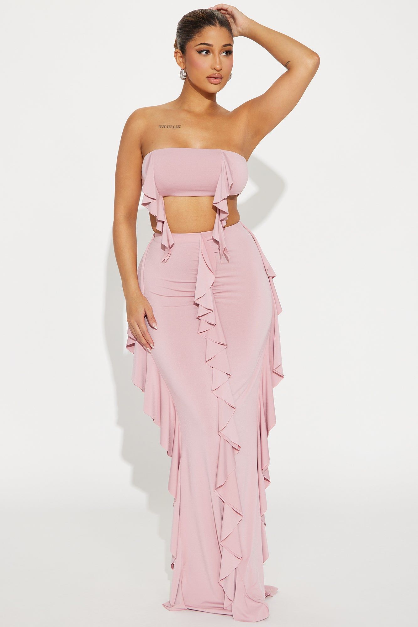 Love Affair Skirt Set - Mauve sold by Fashion Nova
