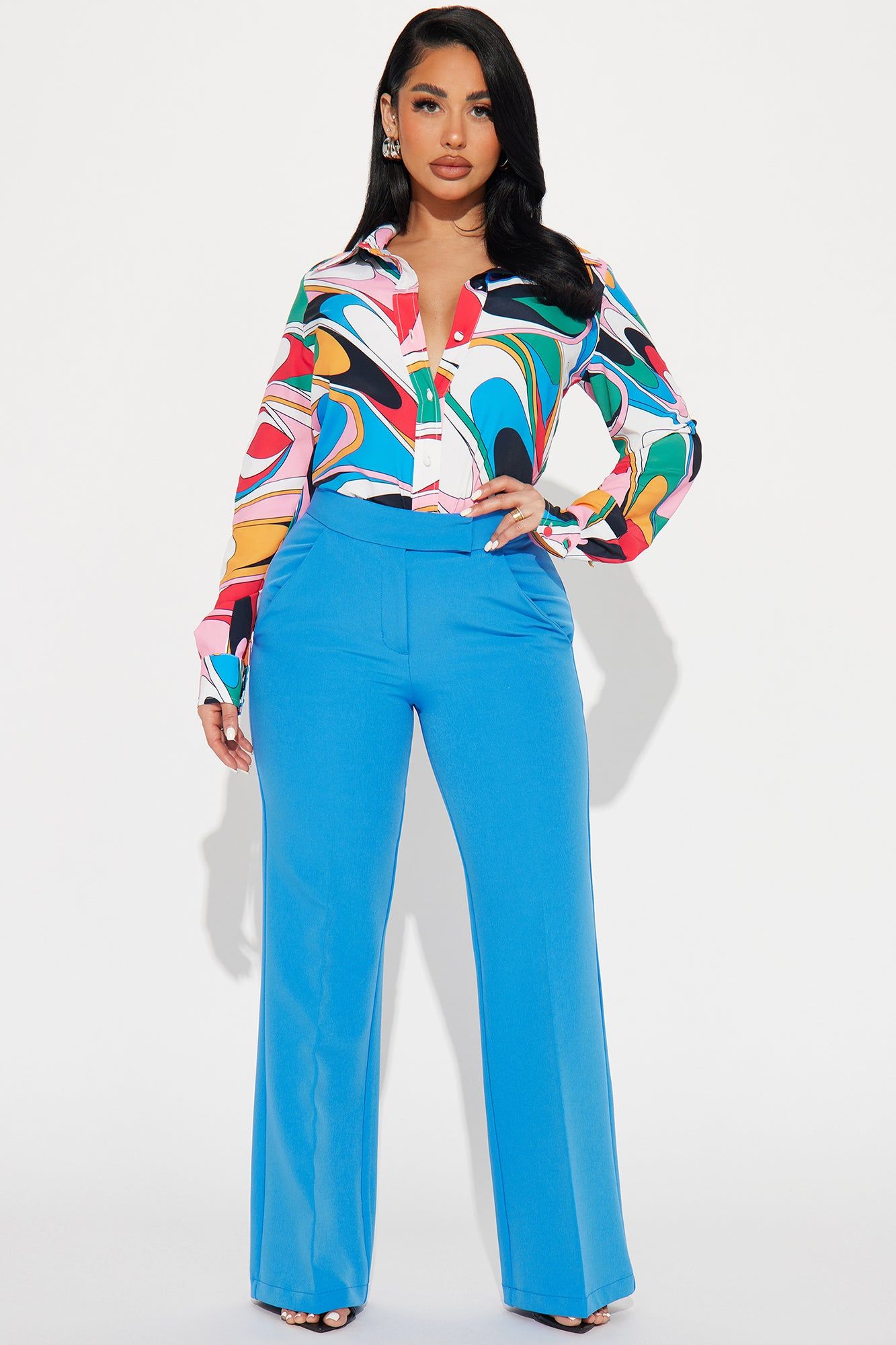 Please Me Printed Shirt - Multi Color sold by Fashion Nova product image thumbnail 2