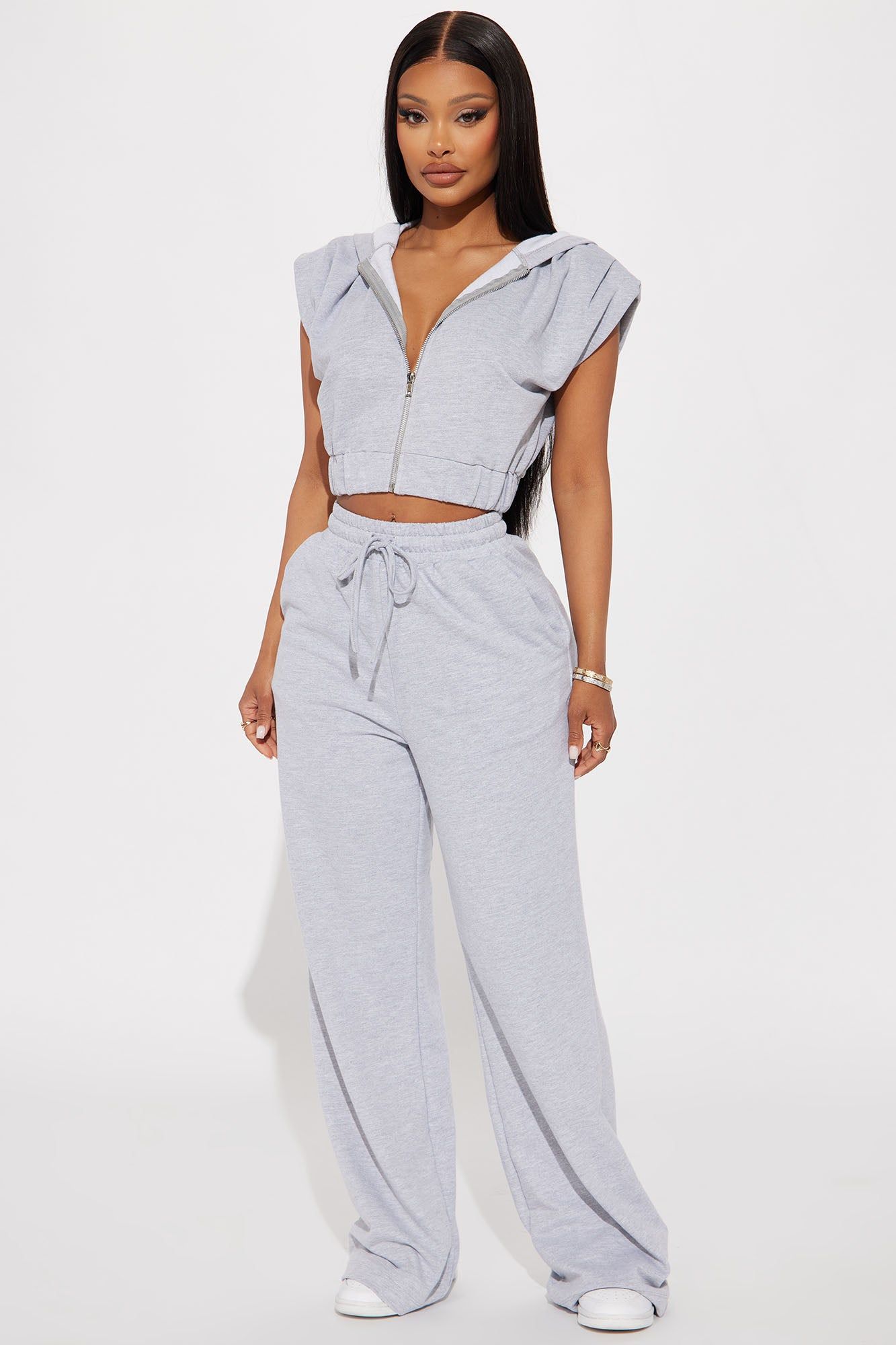 Time Travel Lounge Pant - Heather Grey sold by Fashion Nova product image thumbnail 4