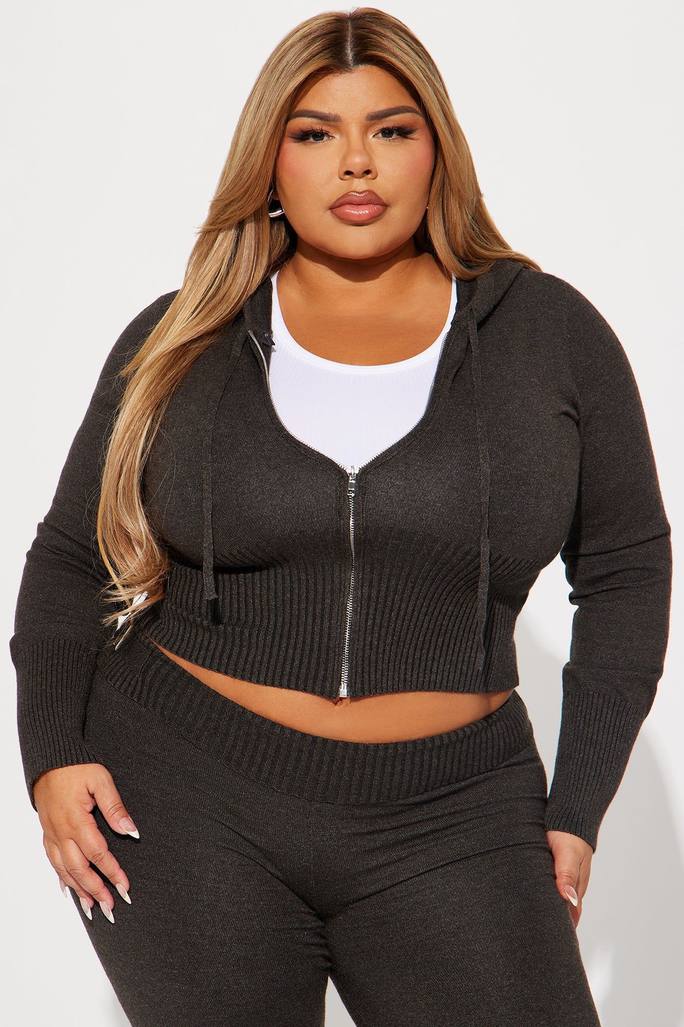 Lena Sweater Pant Set - Charcoal sold by Fashion Nova product image thumbnail 5